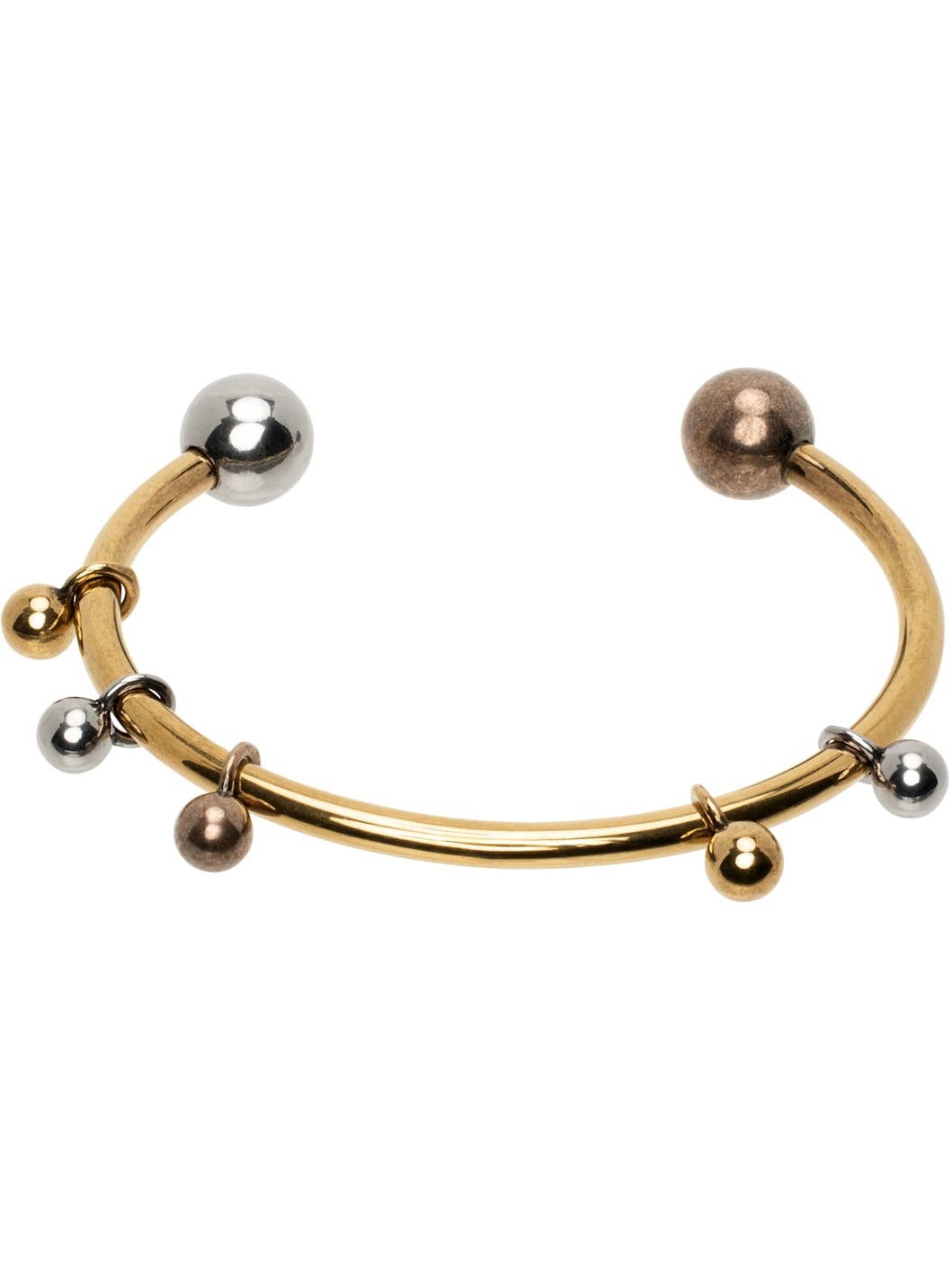 Gold & Silver Rattle Bracelet - 1