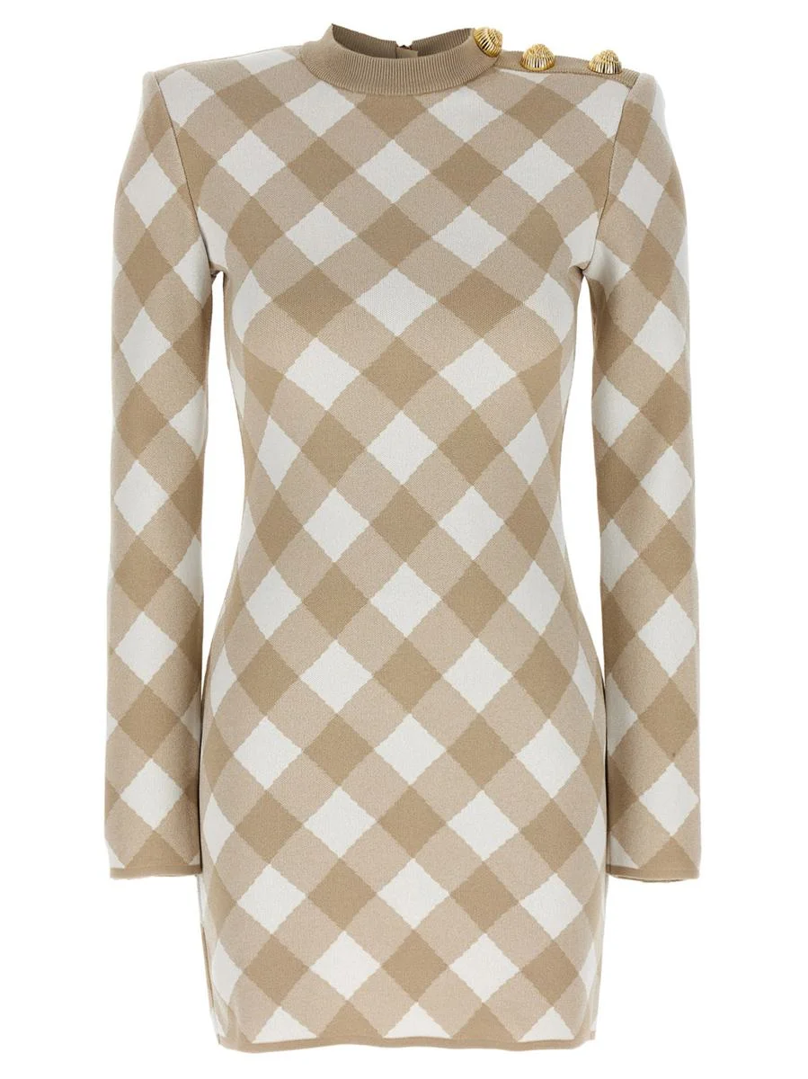 Balmain Vichy Dress - 1