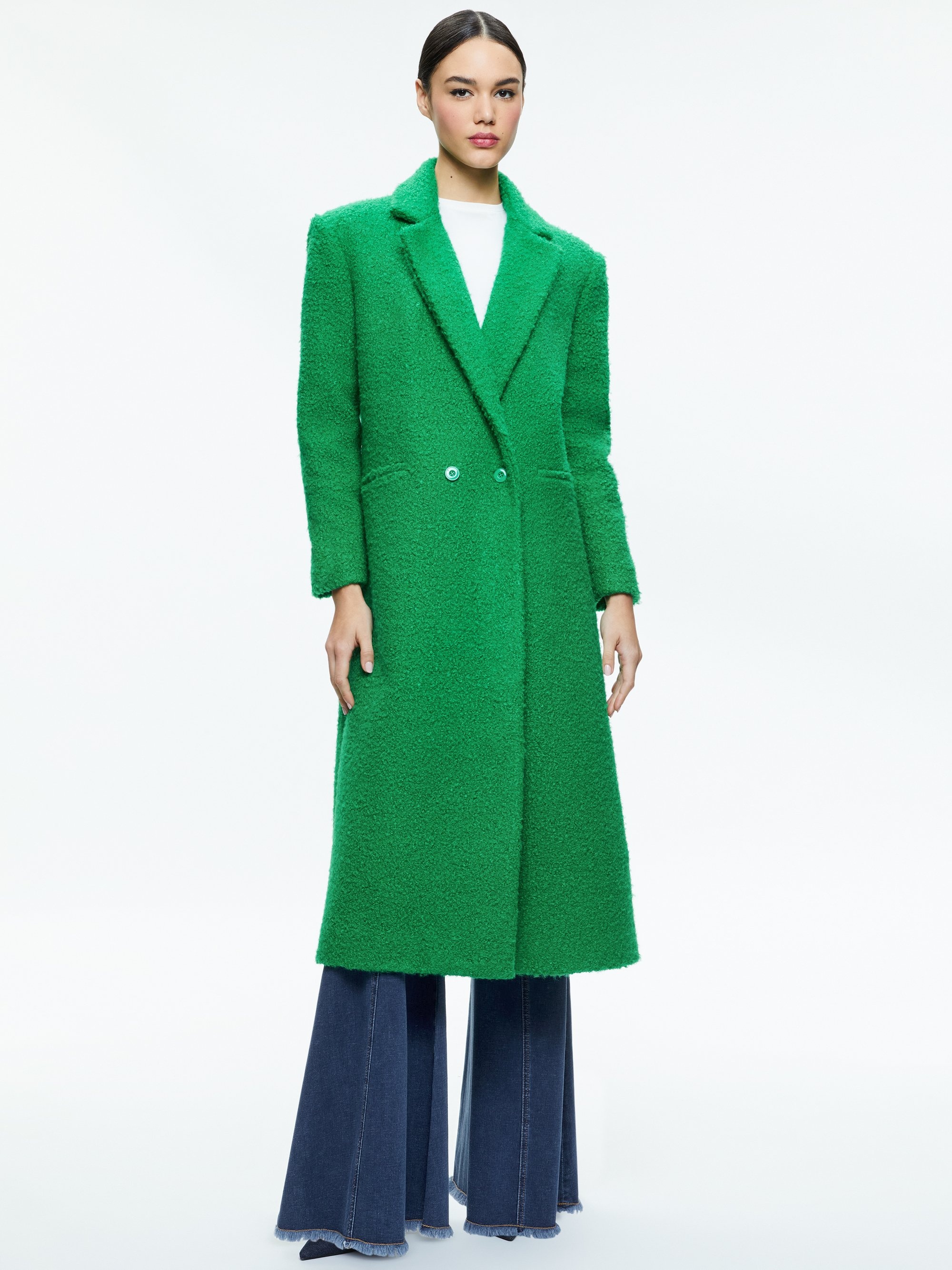 JIMMY OVERSIZED COAT WITH LONG LAPEL - 1