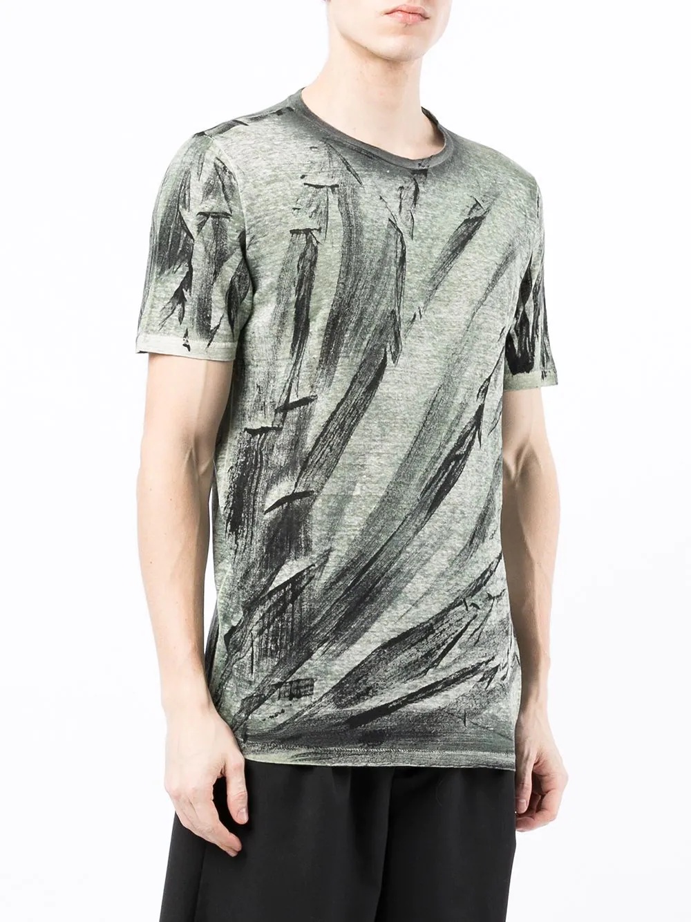 Mangrovie Strokes linen T-shirt - 3