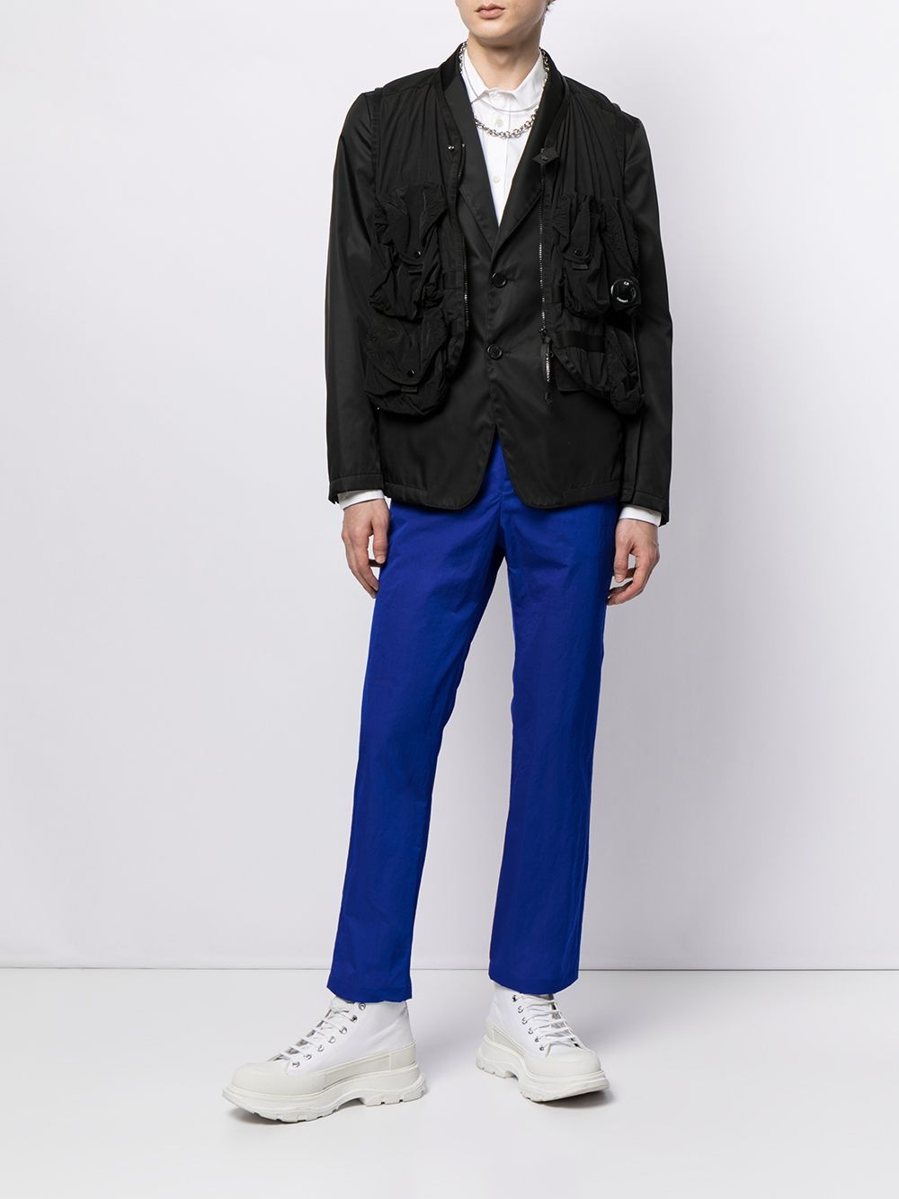 Crinkle tailored trousers - 4