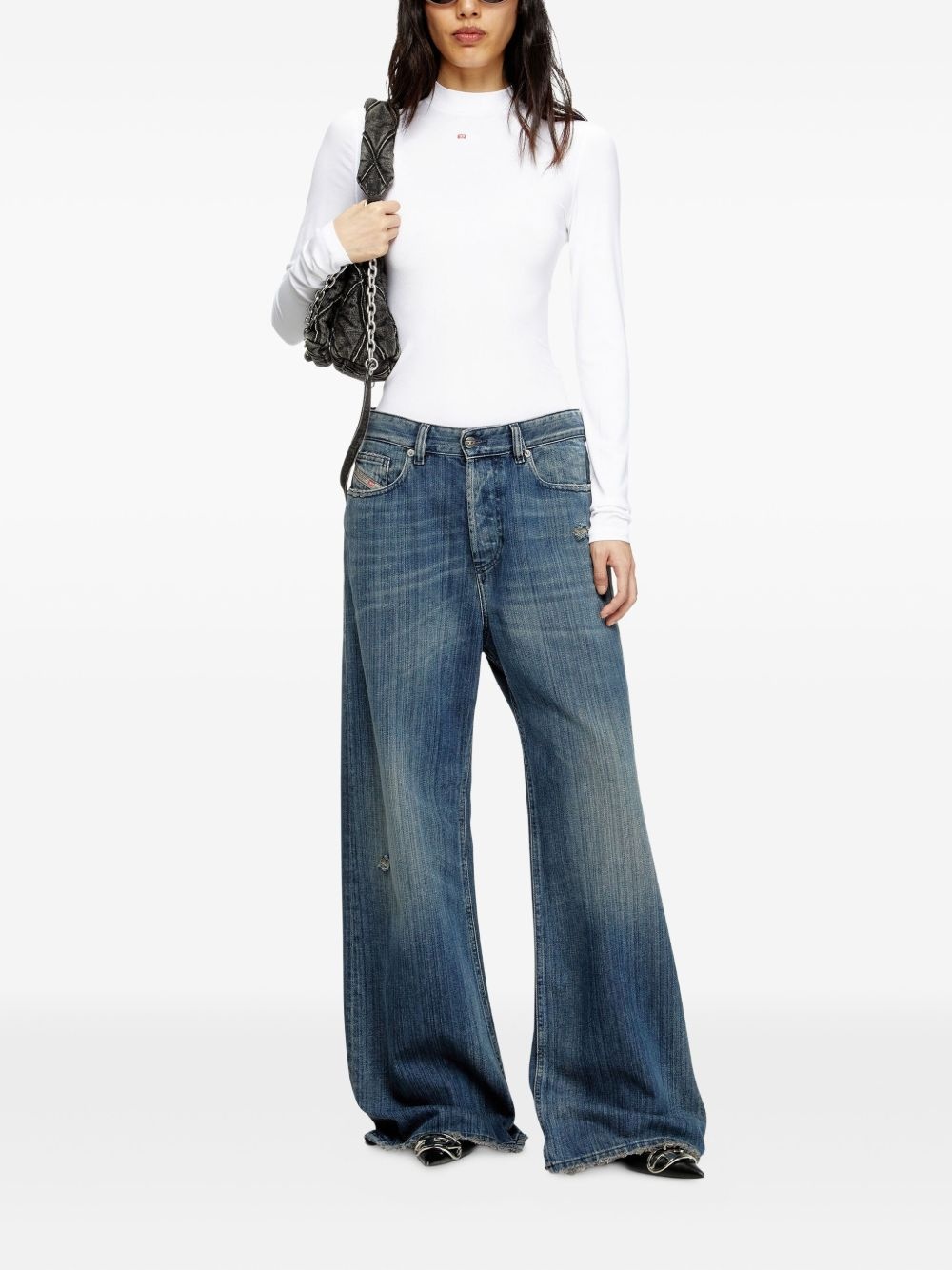 1996 D-Sire wide-leg denim jeans - 2