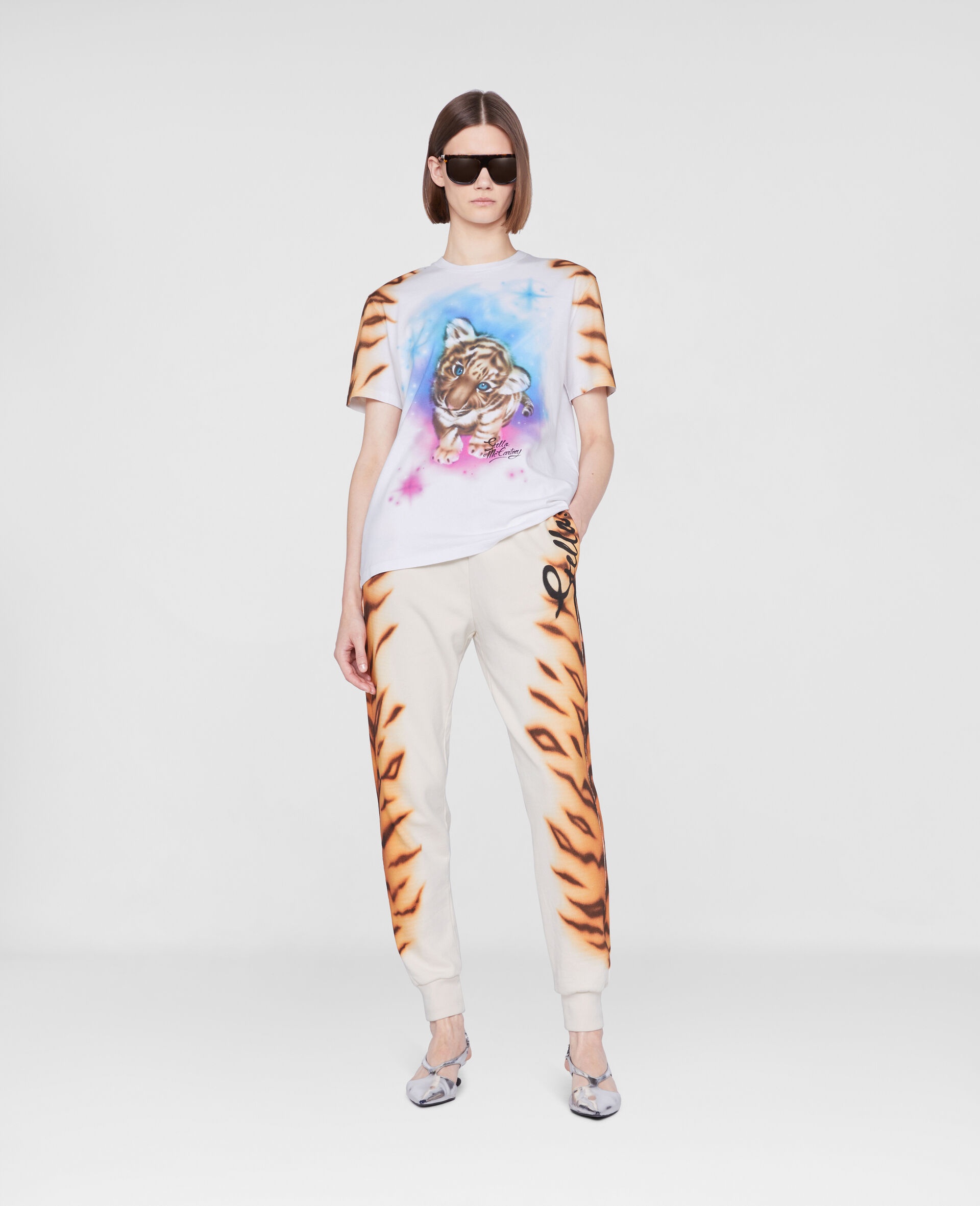 Tiger Print Cotton T-Shirt - 2