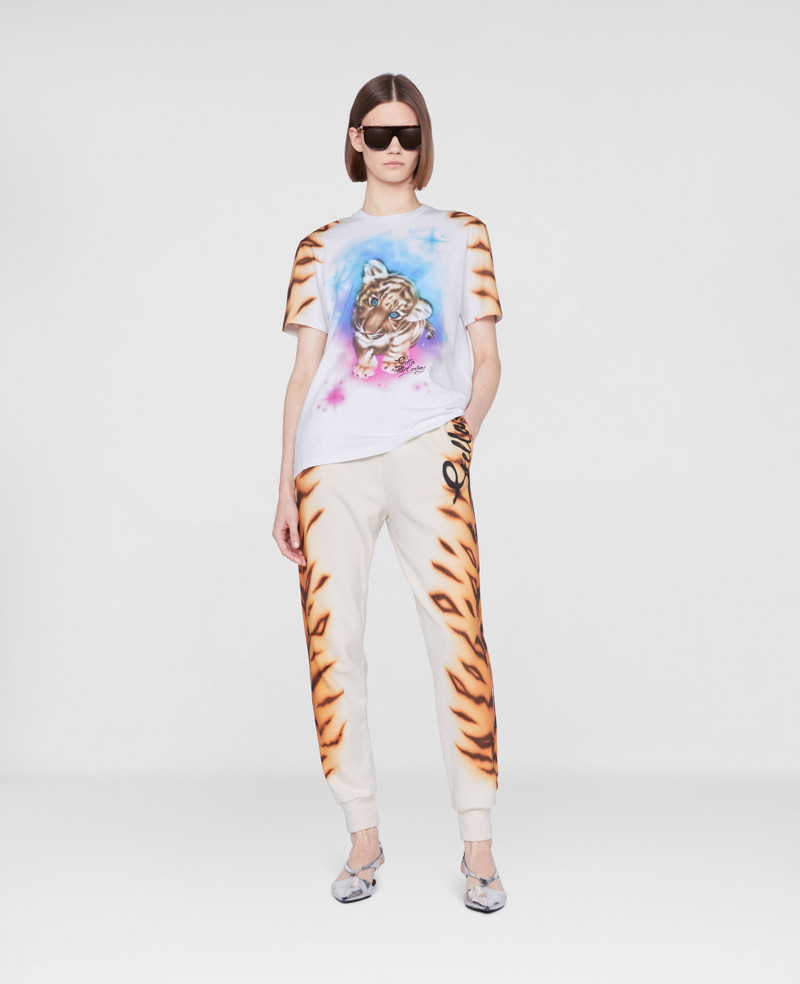 Stella McCartney Tiger Print Cotton T-Shirt outlook