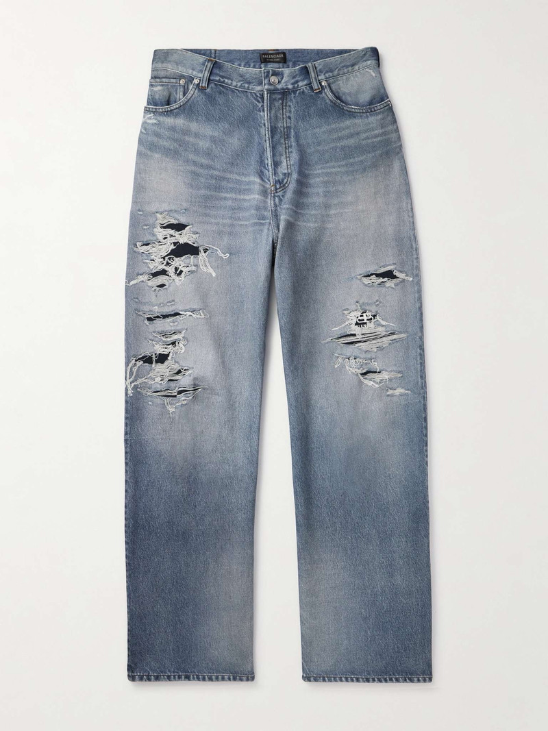 Trompe L'oeil Cotton-Molleton Trousers 1