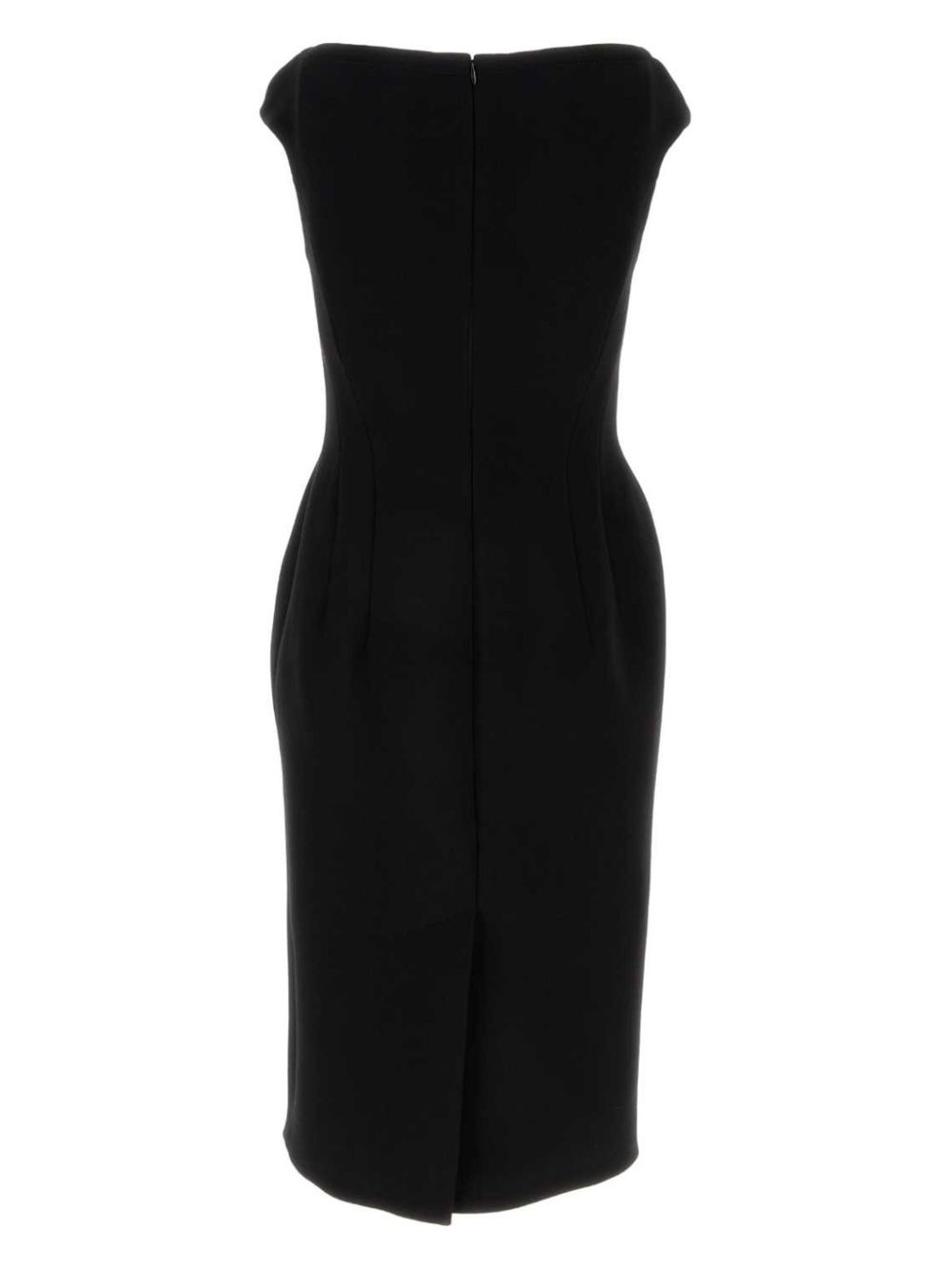 virgin wool midi dress - 2