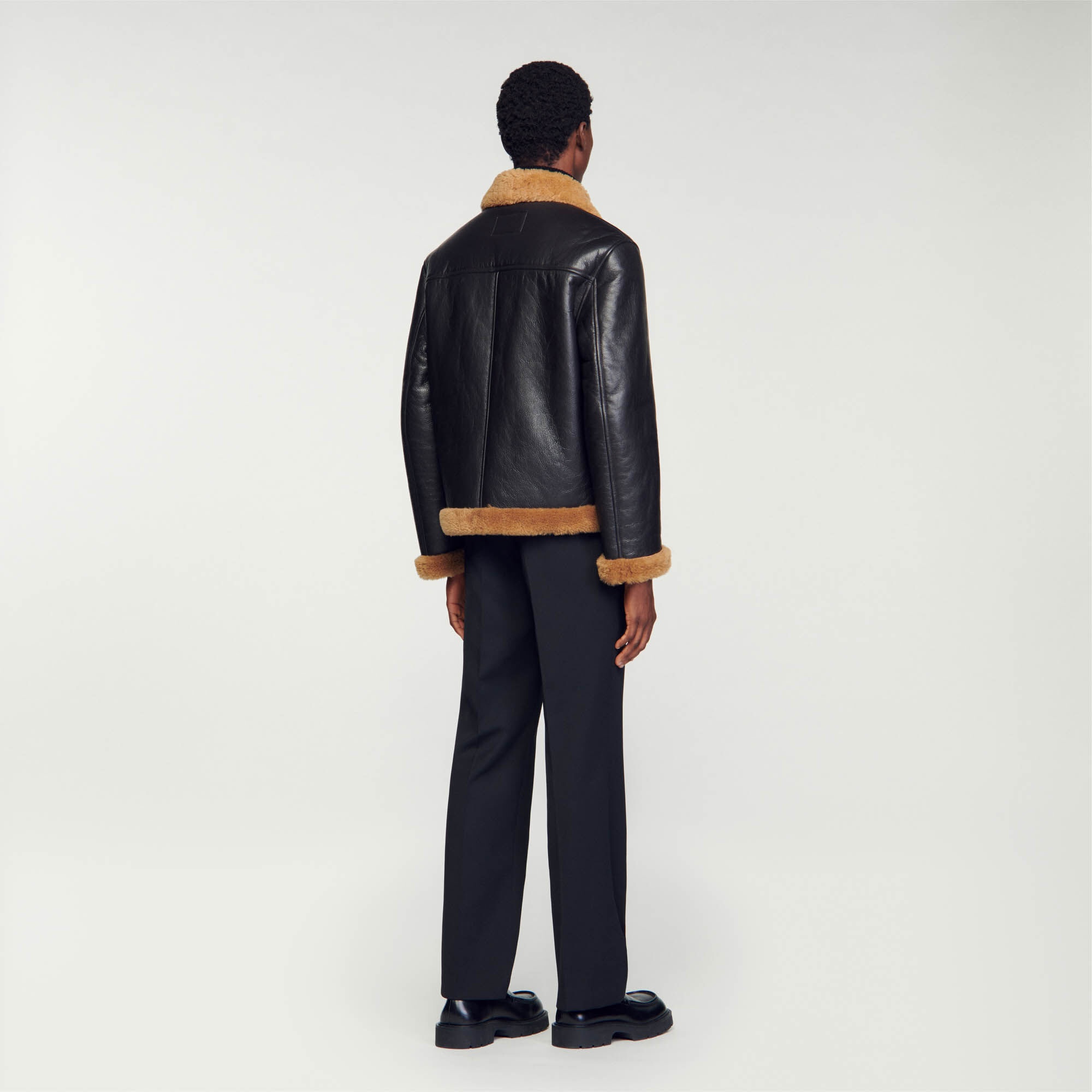 OVERSIZED SHEARLING JACKET - 6