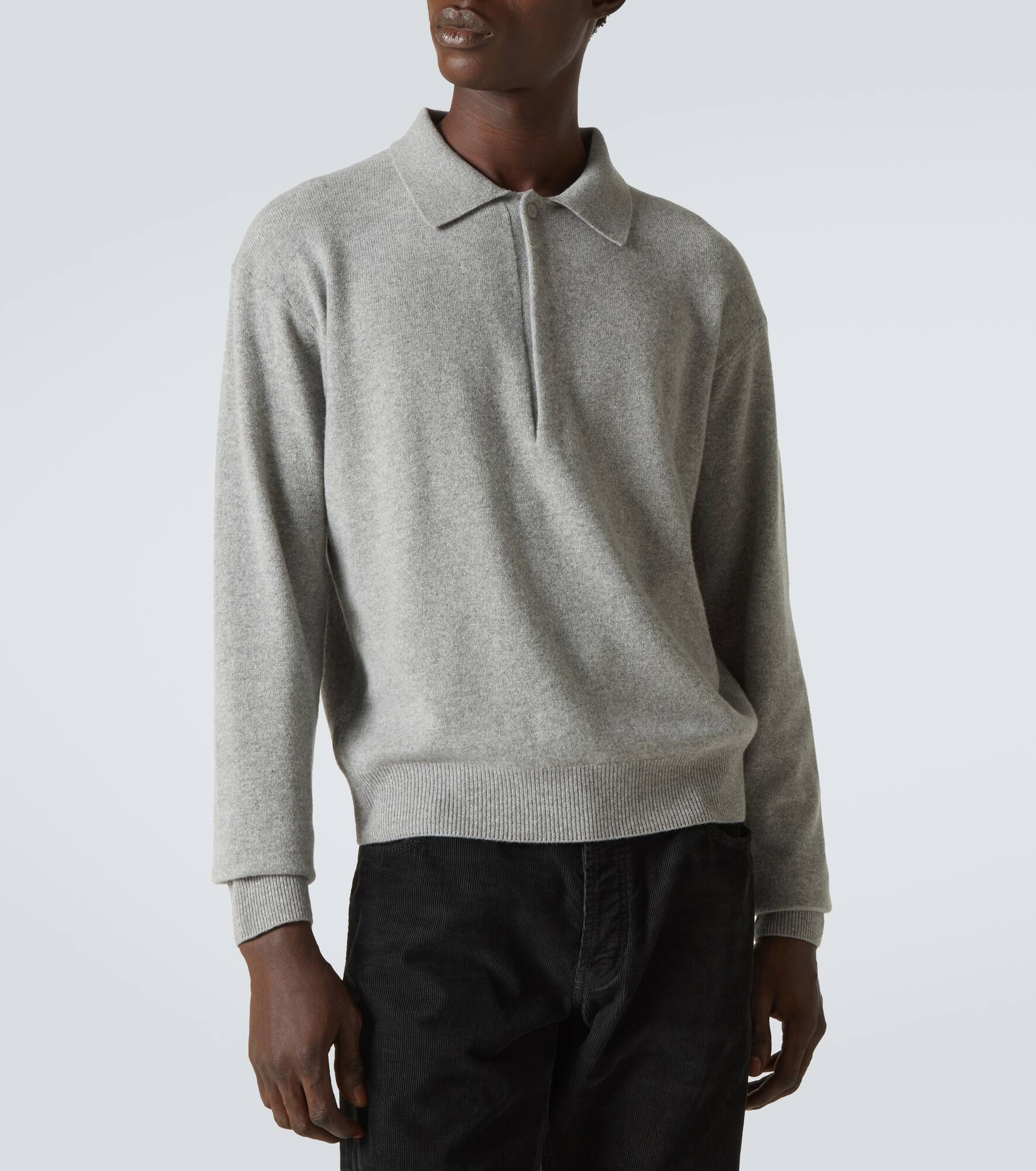 Wool polo sweater - 3