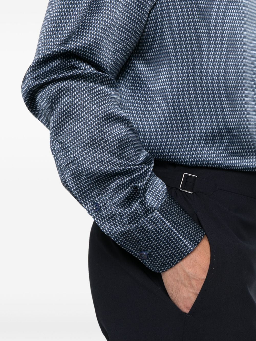 geometric-pattern shirt - 5