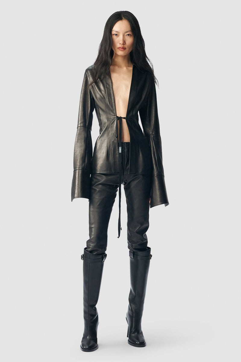 Linsey Open Front Fitted Shirt 4