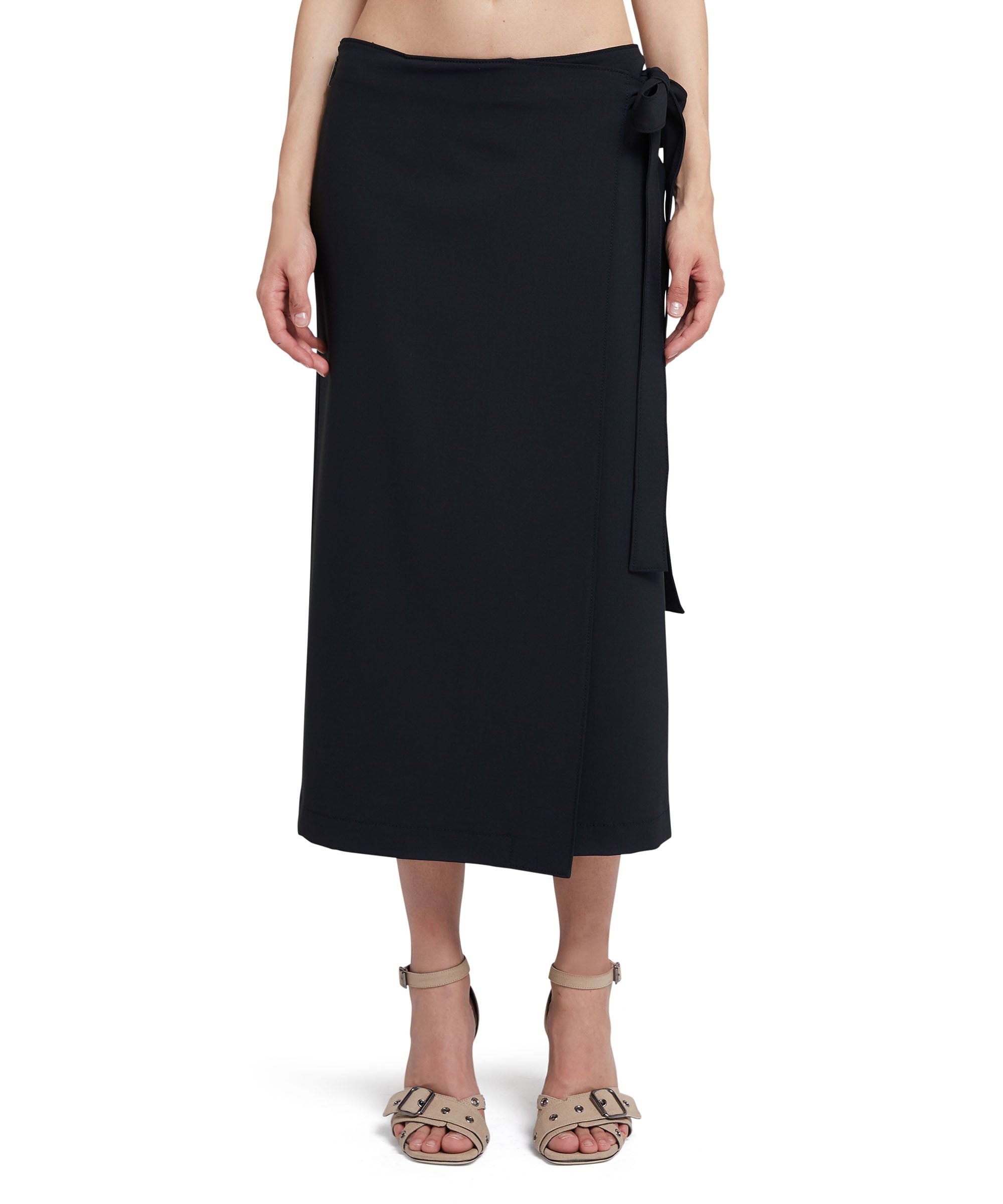 Fresh wool wrap midi skirt - 2