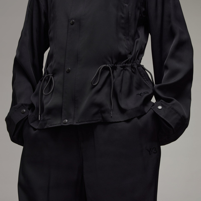 Y-3 Rayon Twill Hooded Top 8