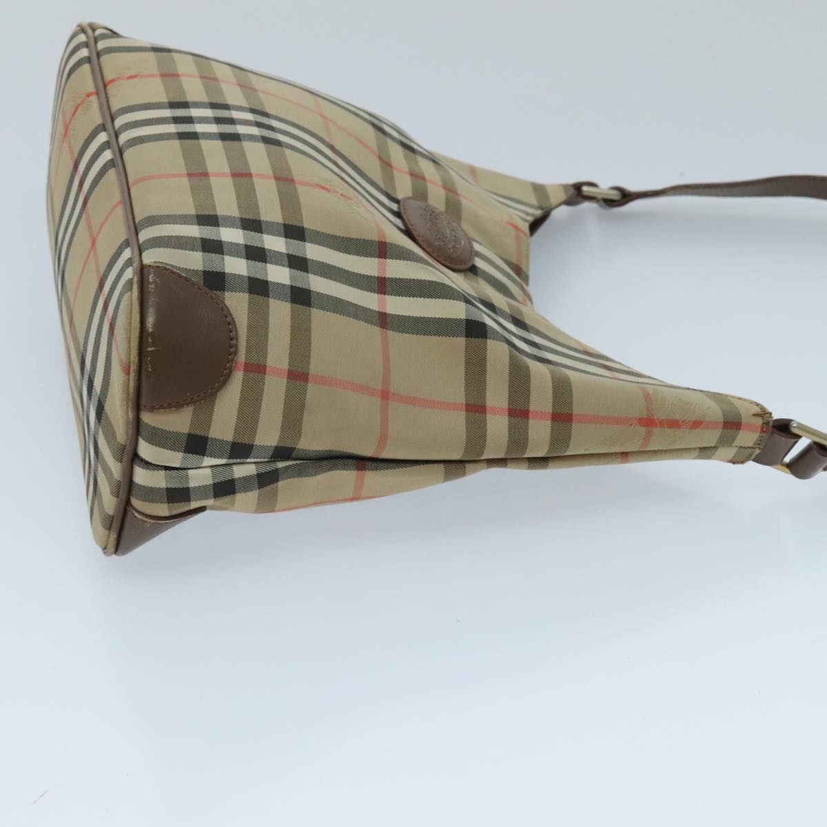 Burberry Nova Check Shoulder Bag Canvas Beige - 4