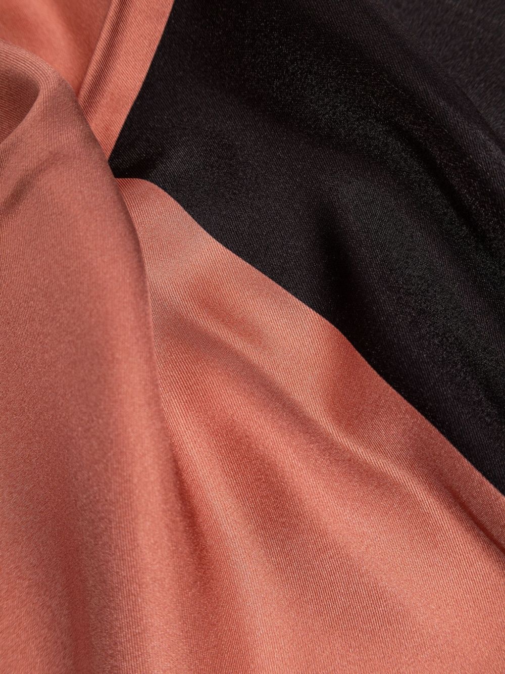 silk two-tone scarf - 3