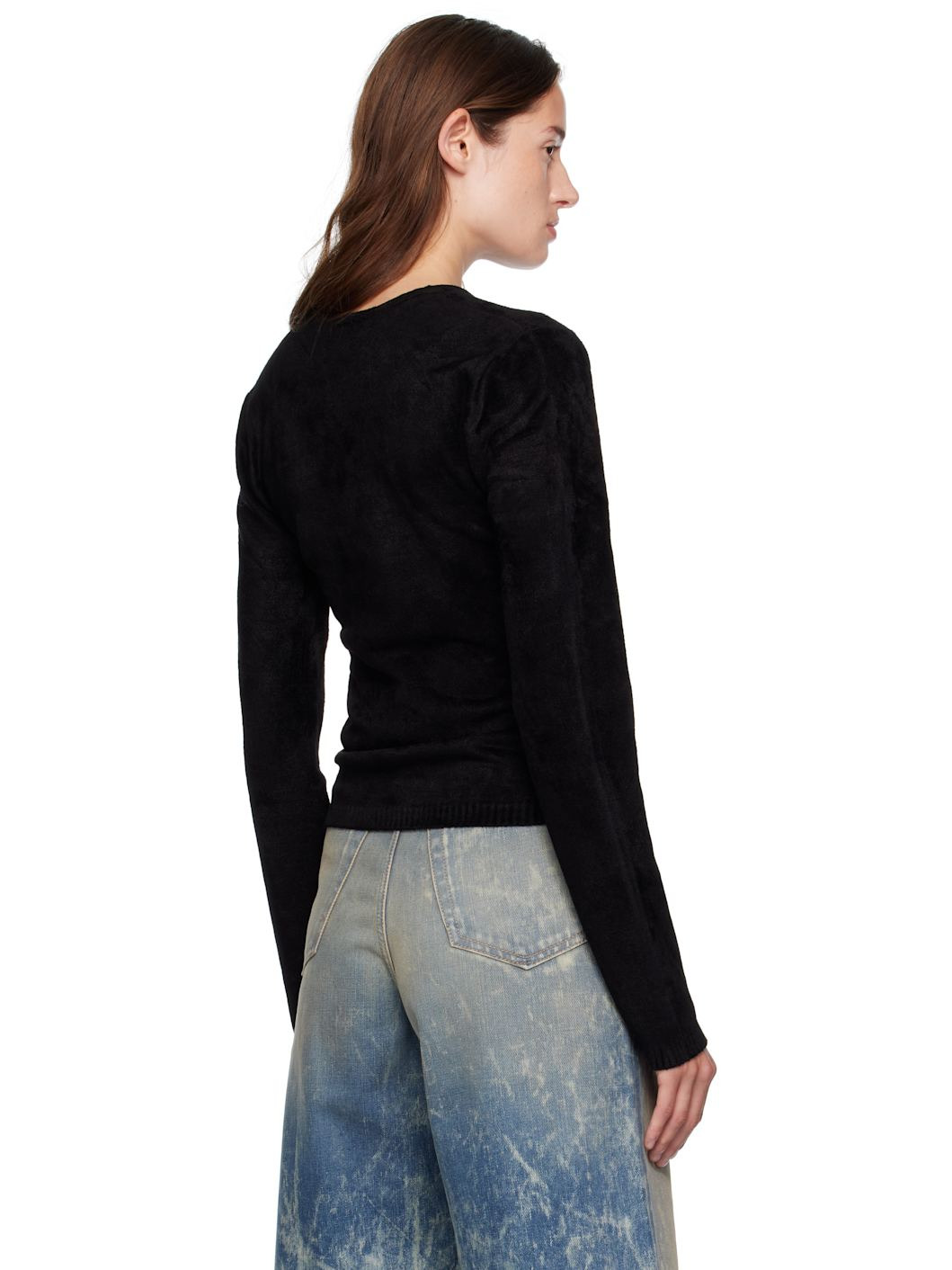 Black Velvet LS Top - 3