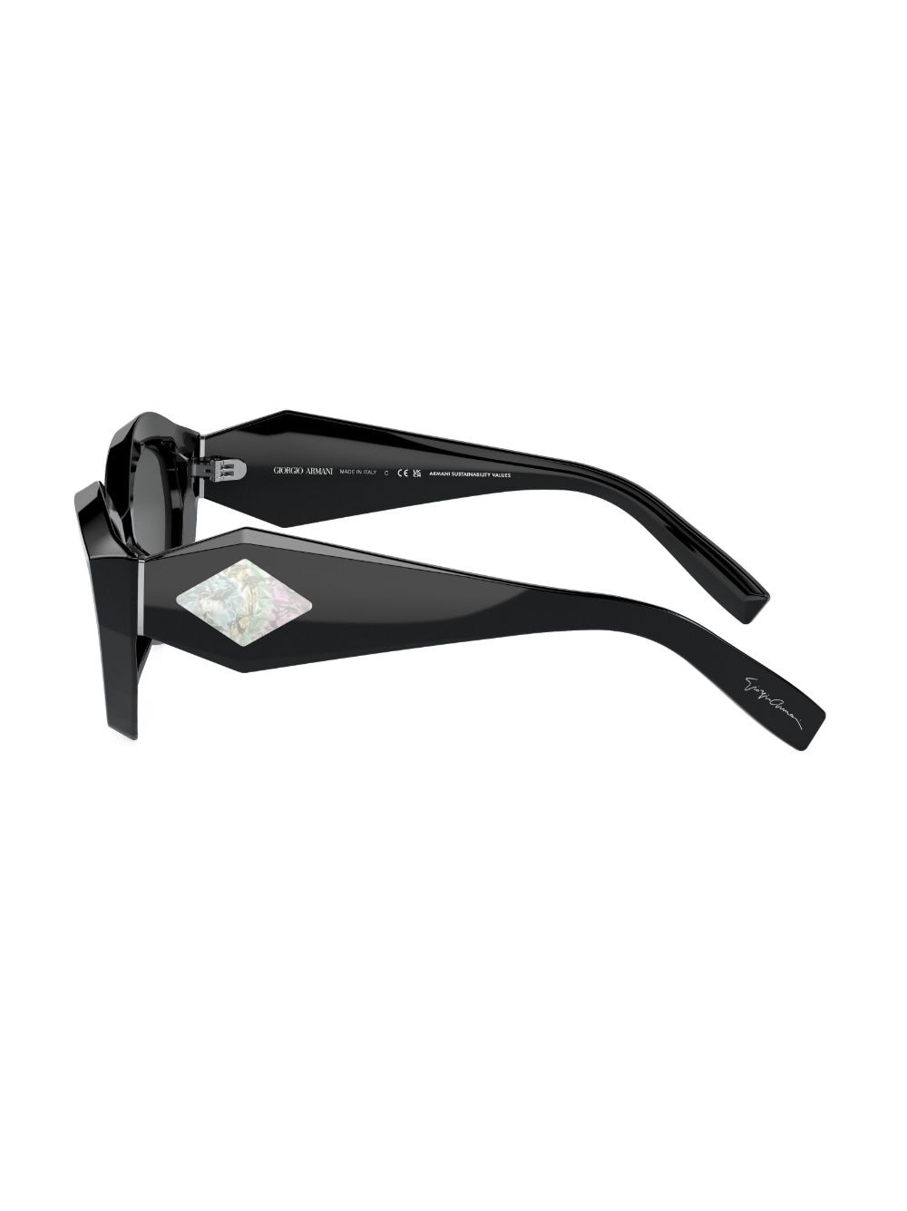 logo-plaque tinted-lenses sunglasses - 3