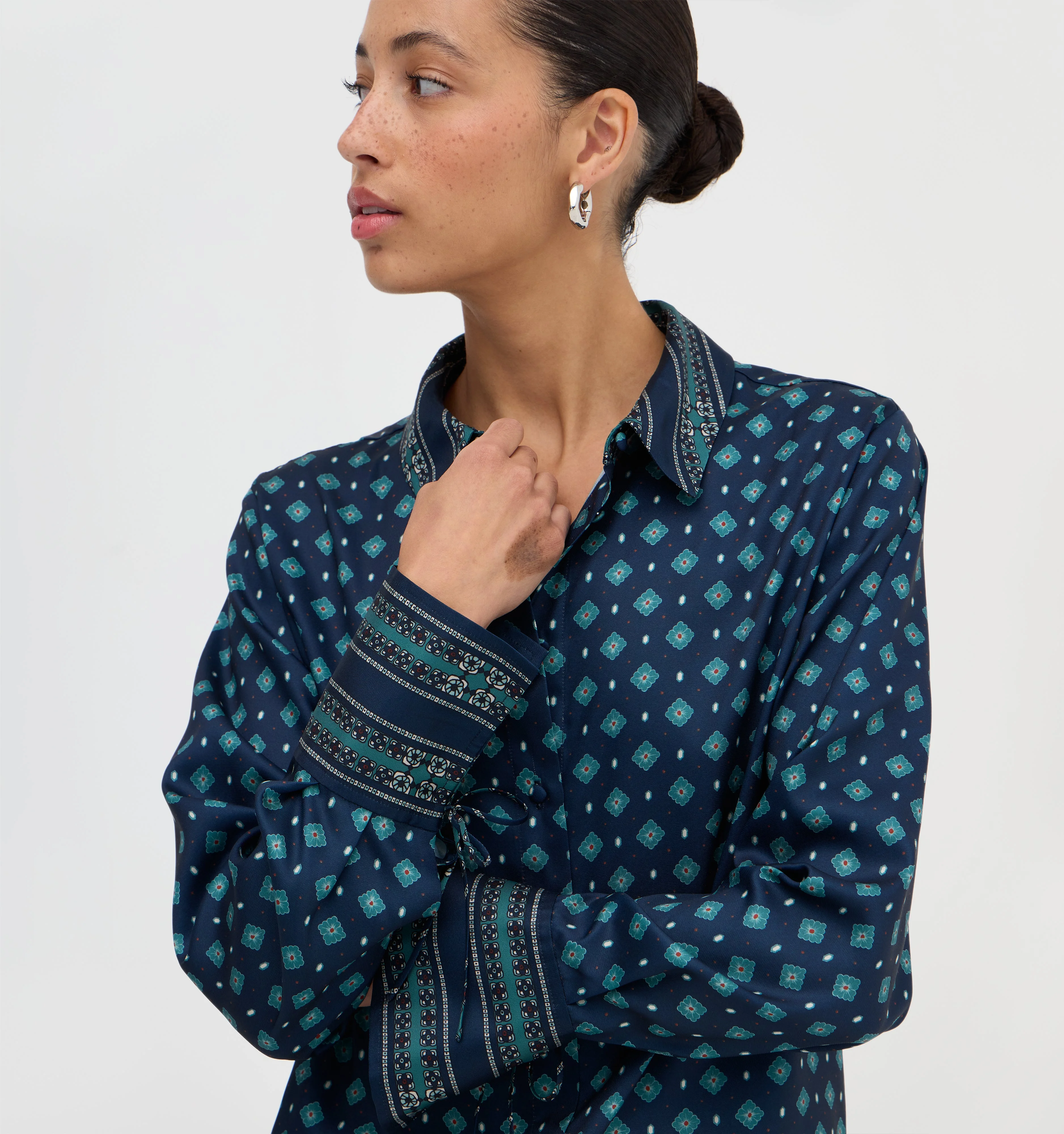 The Cannes Top - Juniper Foulard - 1