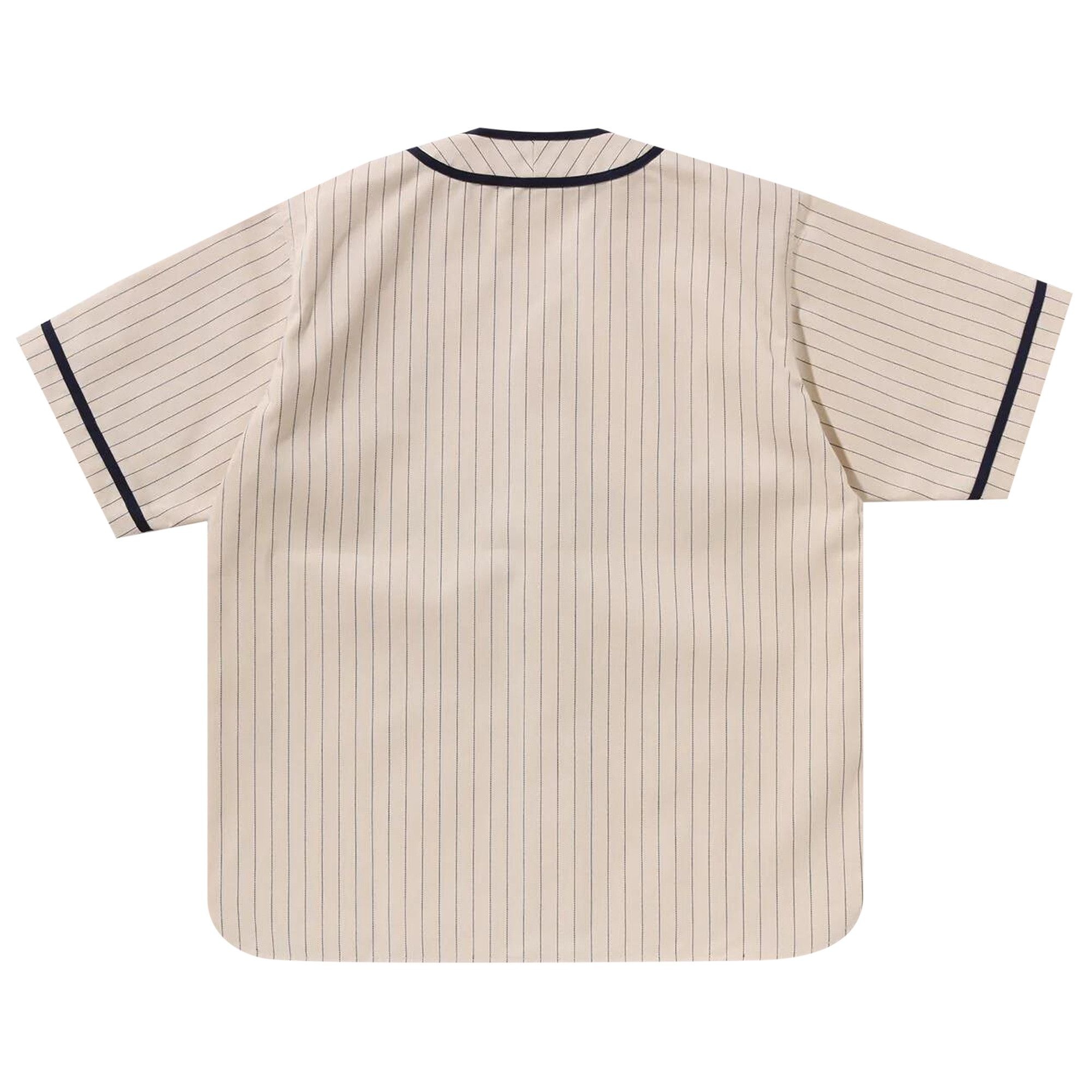 BAPE A Bathing Ape Baseball Shirt 'Ivory' - 2