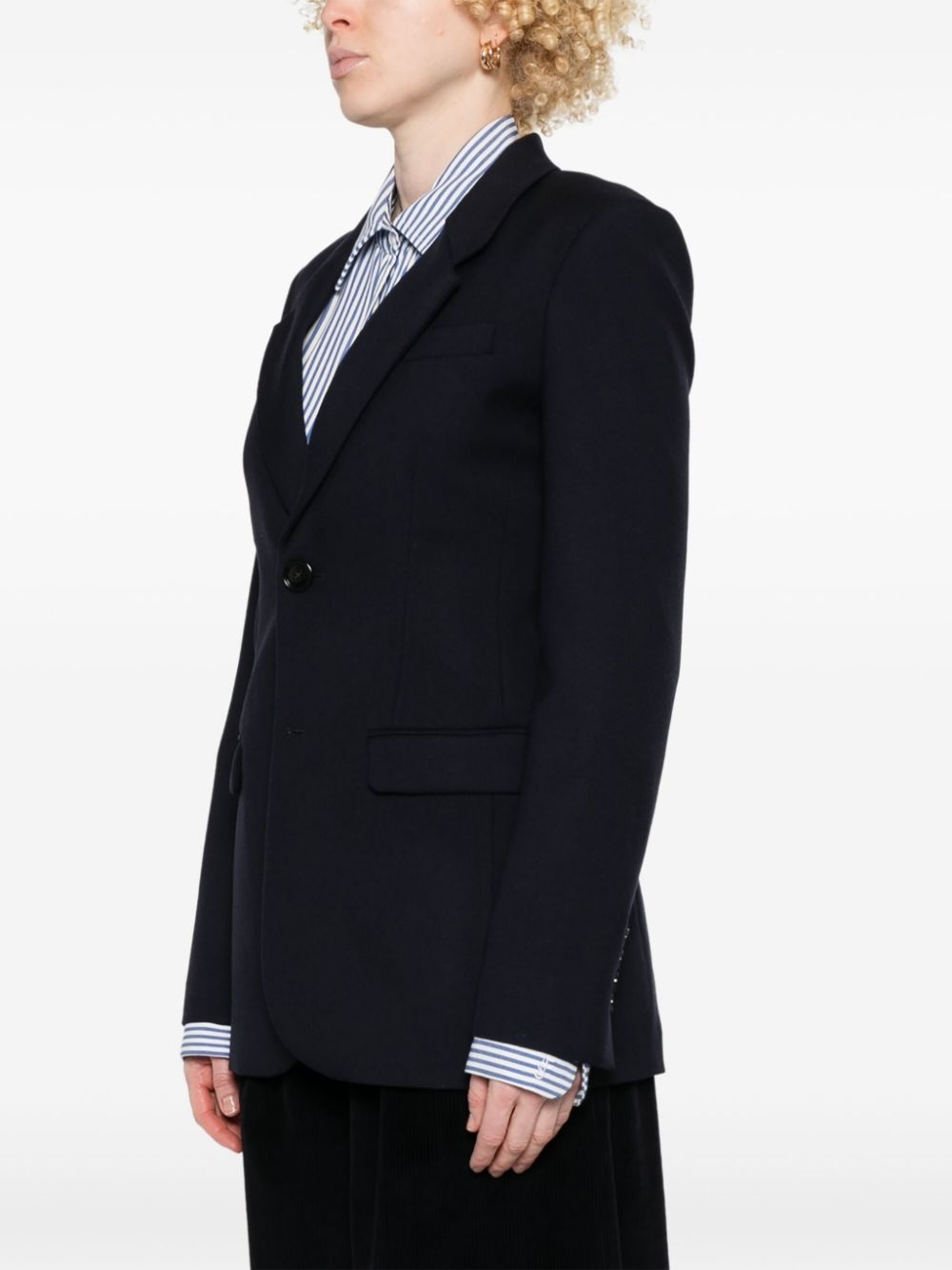 wool blazer - 3