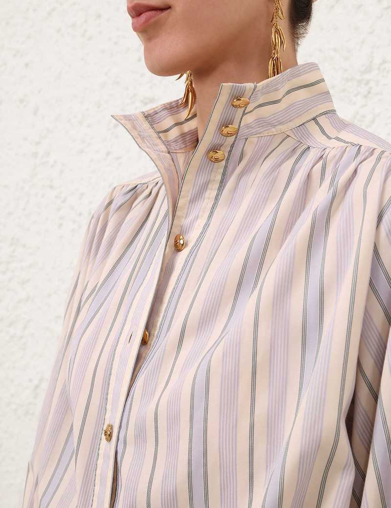 STRIPE BILLOW BLOUSE 5