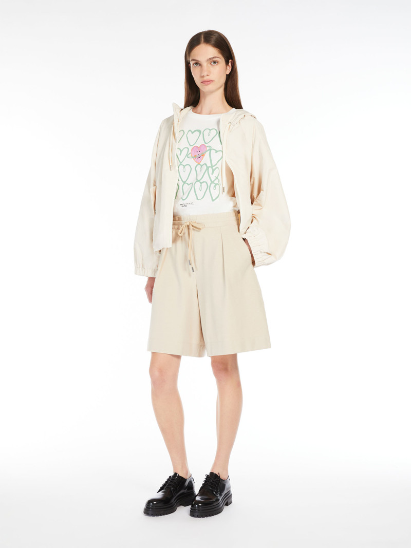 WEEKEND Max Mara CAMMEO Milano-knit jersey Bermuda shorts outlook