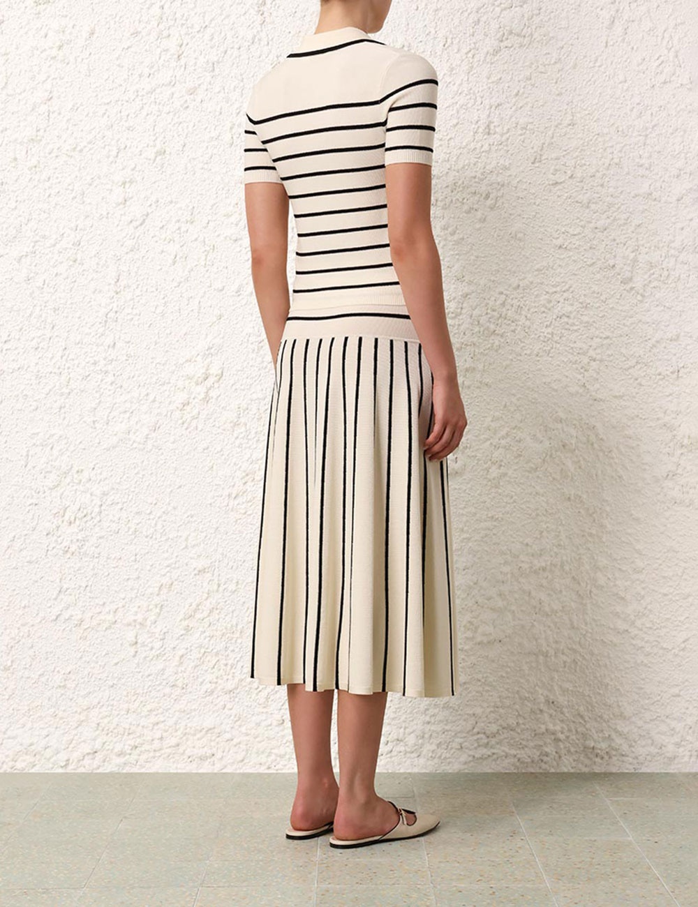 MATCHMAKER KNIT STRIPE SKIRT - 4