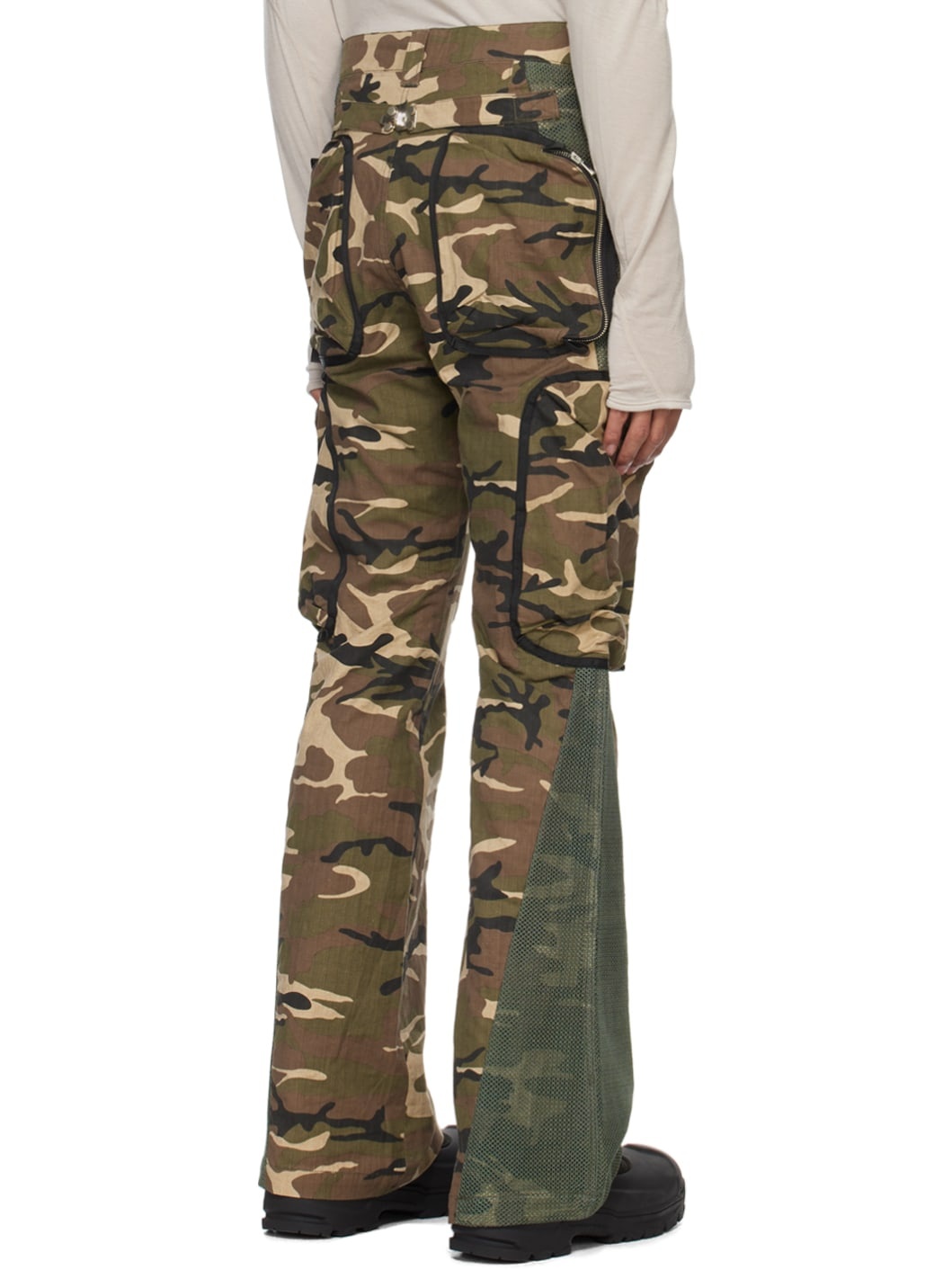 SSENSE Exclusive Green Camouflage Cargo Pants - 3