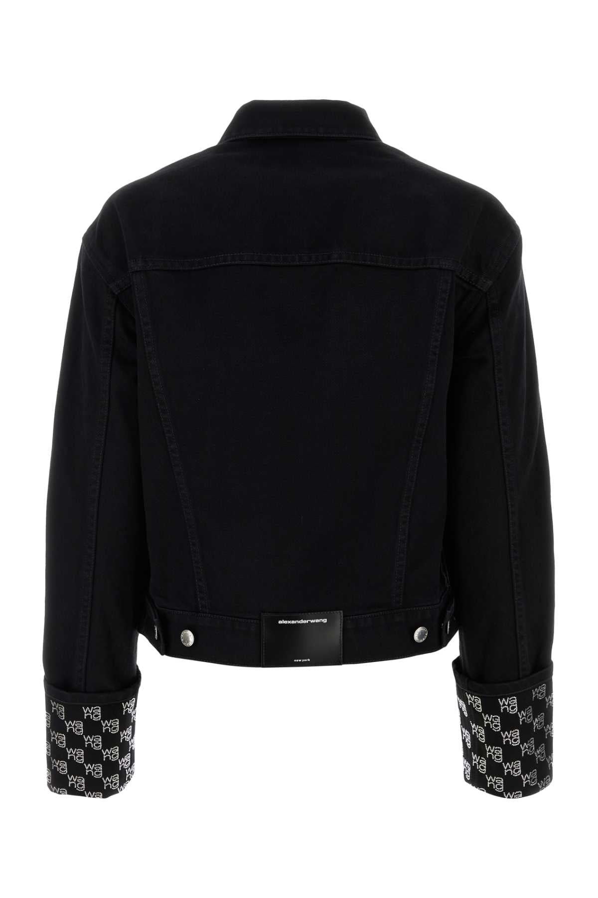 Alexander Wang Women Black Denim Jacket - 2