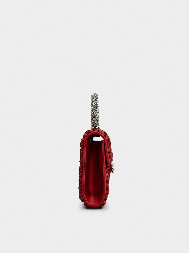 Jewel Efflorescence Mini Bag in satin 2