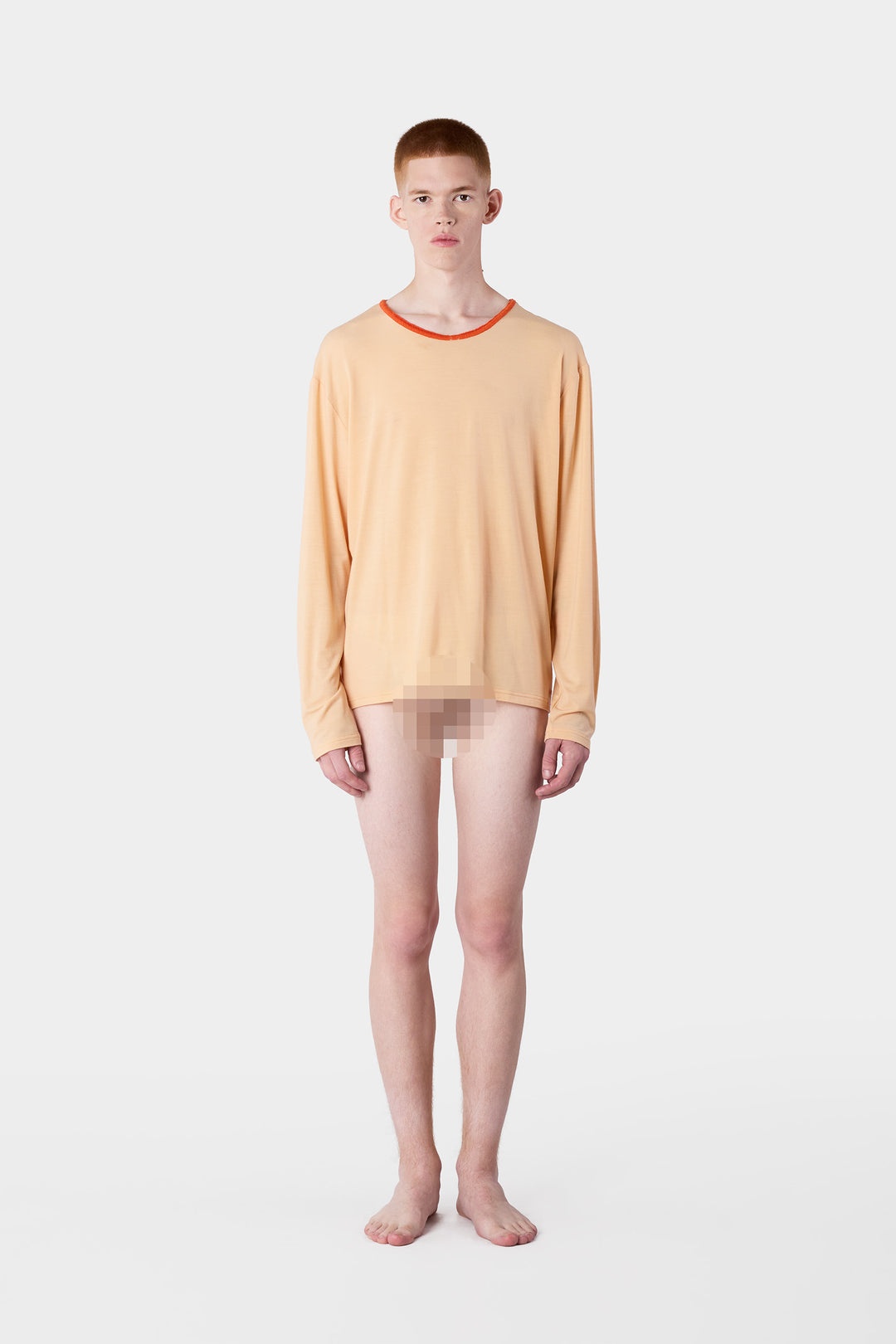 CLASSIC LONGSLEEVE T-SHIRT / powder pink - 4