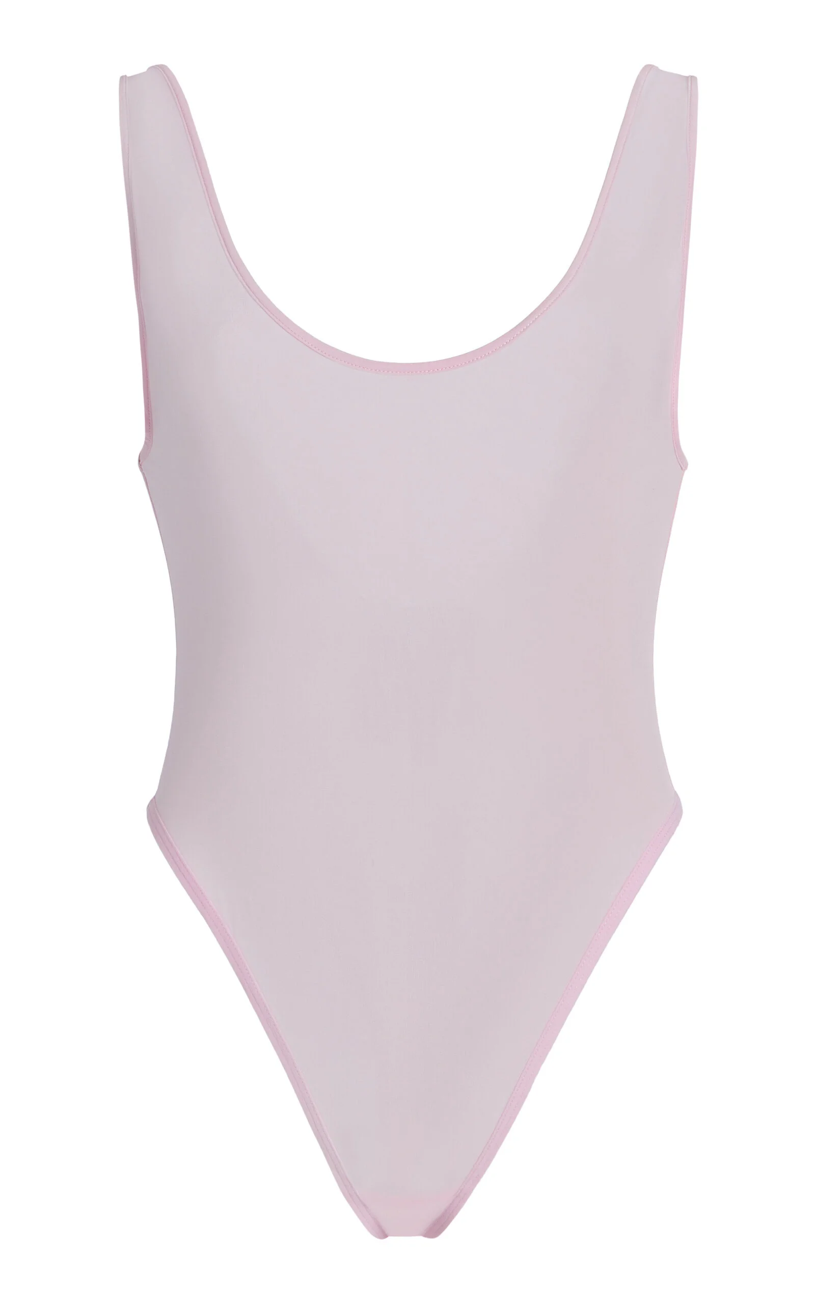 Sheer Tank Bodysuit pink - 1