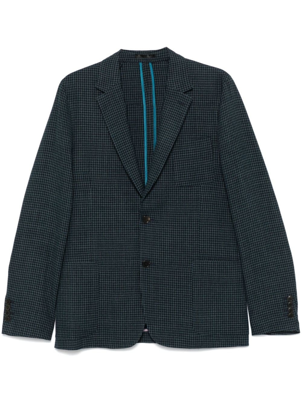 checkered blazer - 1