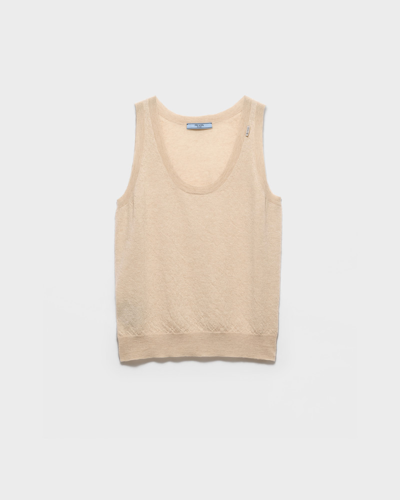 Cashmere tank top 1