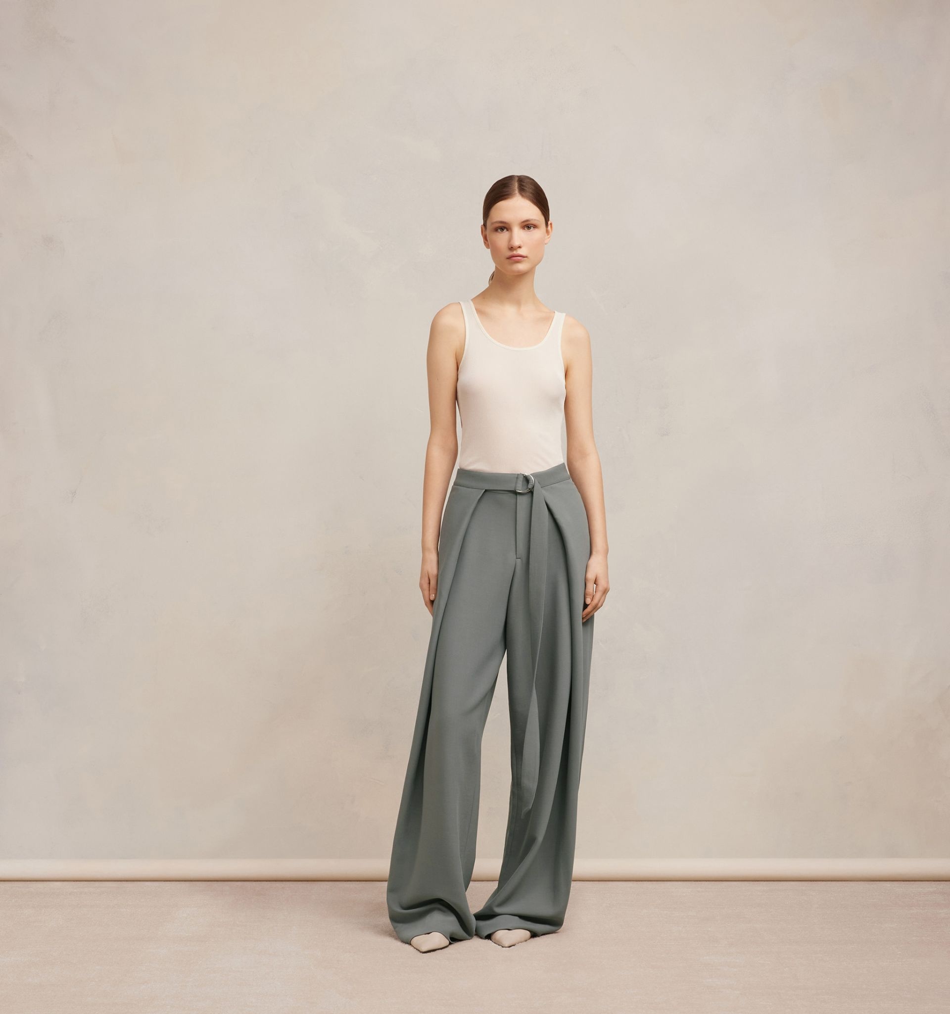 Wide Fit Trousers With Floating Panels - 3