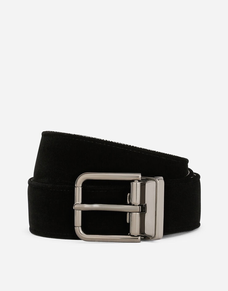 Cotton velvet belt - 1