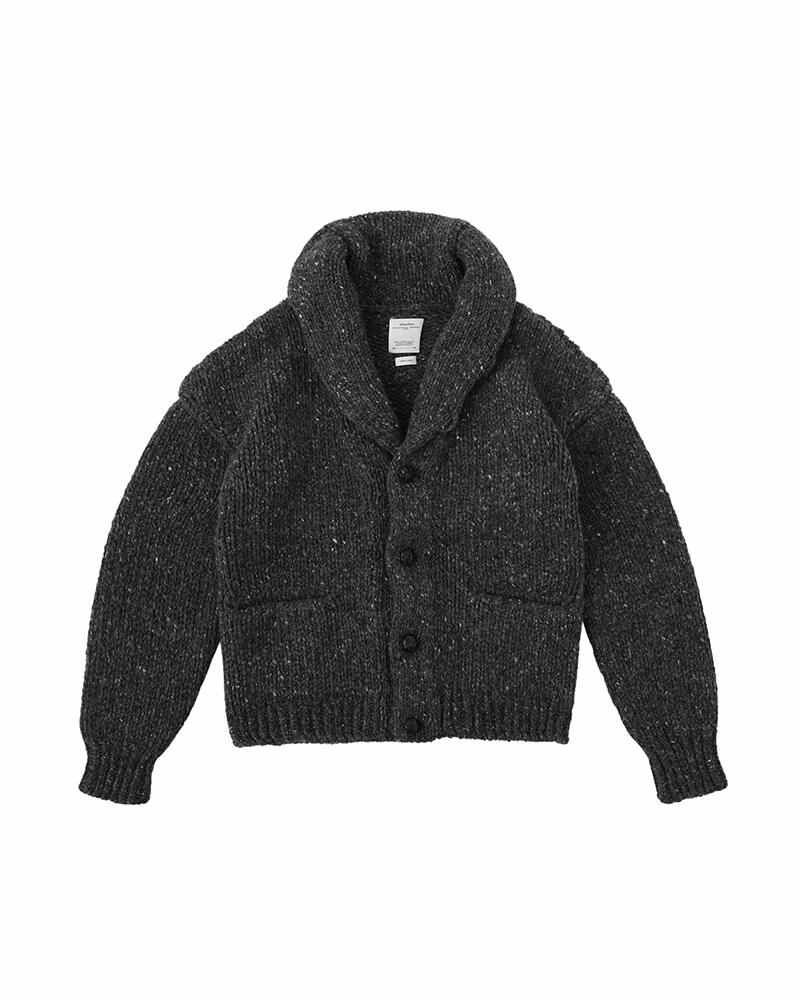 COWICHAN SHORT HAND-KNIT GREY - 1