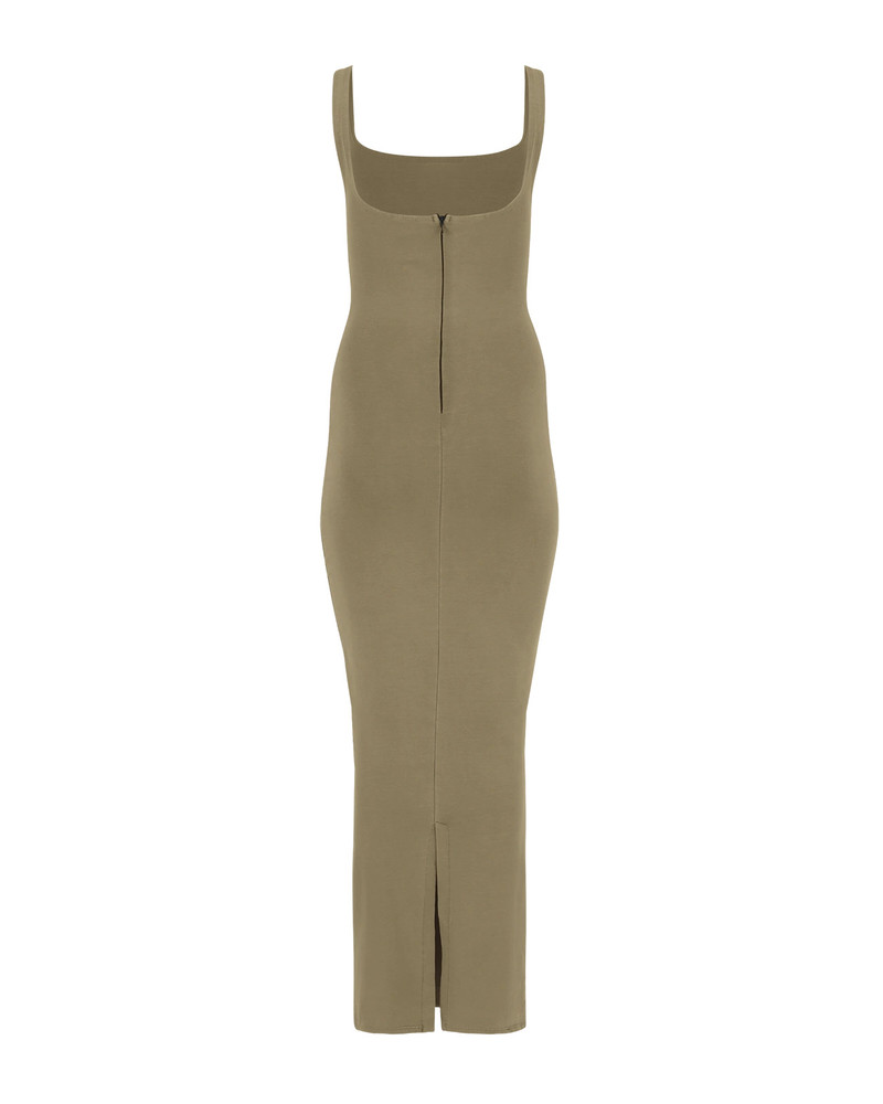 SQUARE NECK MAXI CORK - NYLON SPANDEX 3
