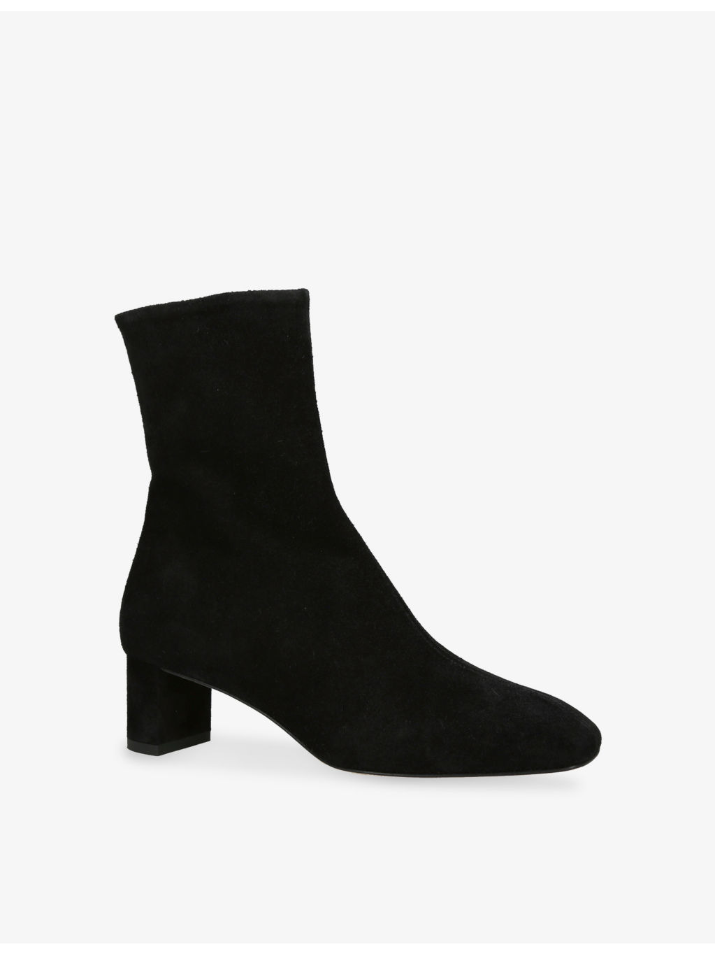 Millie Suede Heeled Ankle Boots - 3