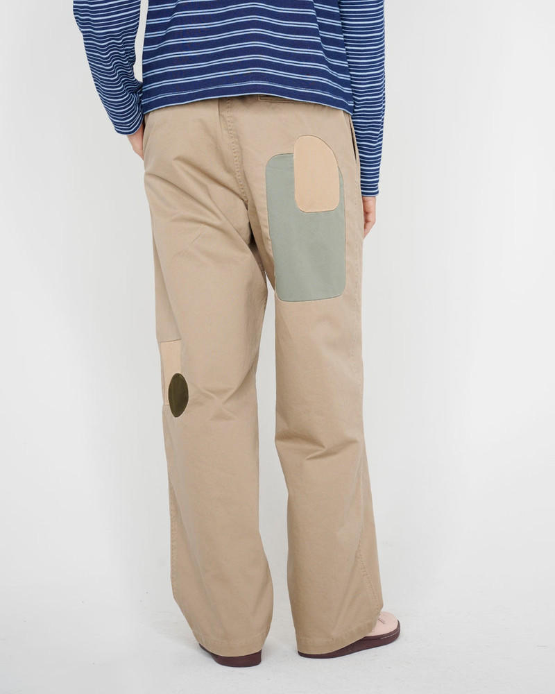 Twill Patchwork Climber Pant - Tan 5