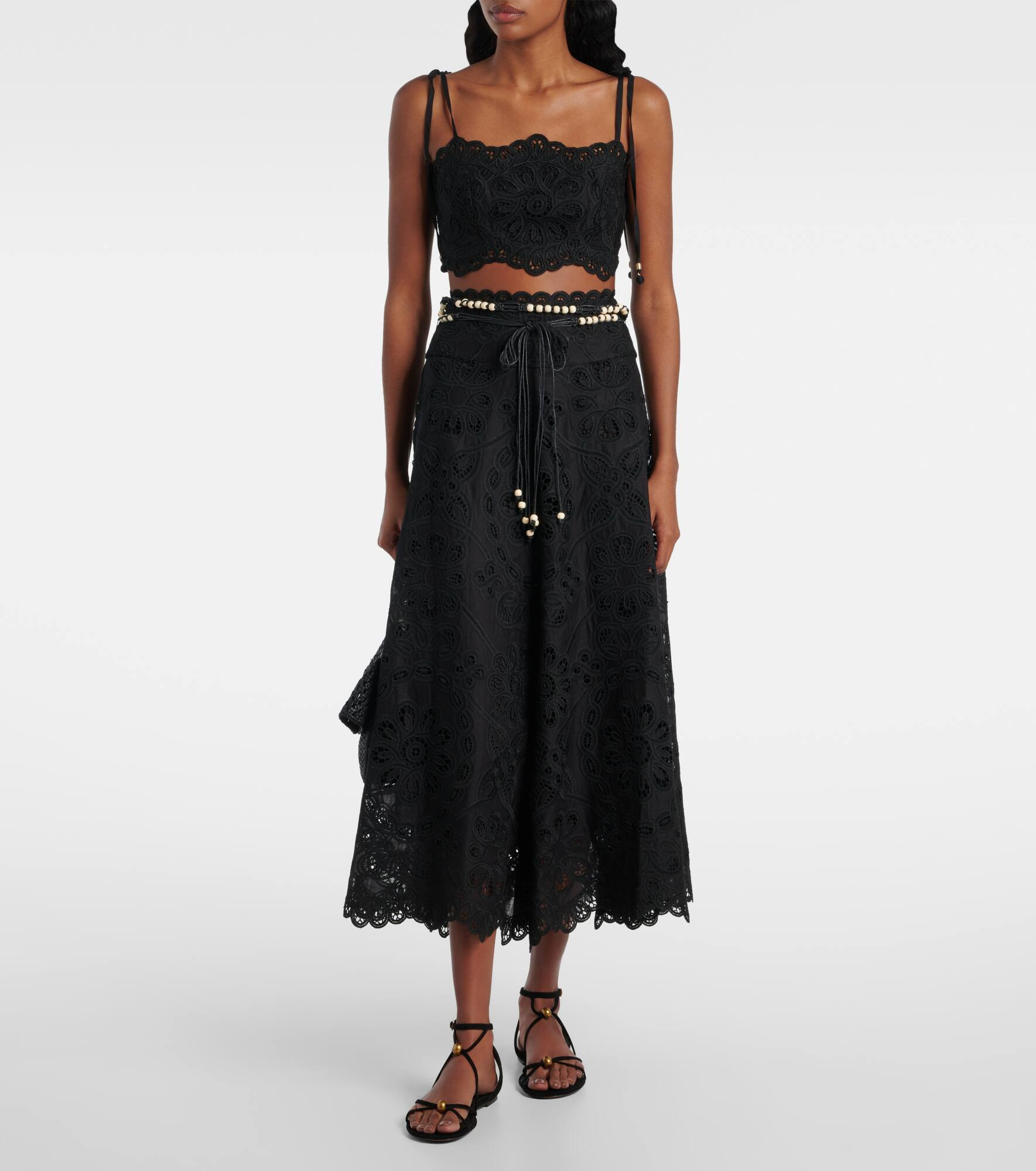 Rhiannon embroidered cotton top - 2