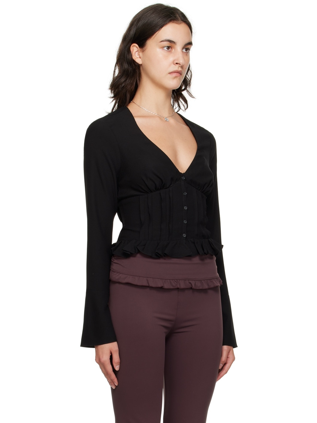 Black Cheri Blouse - 2