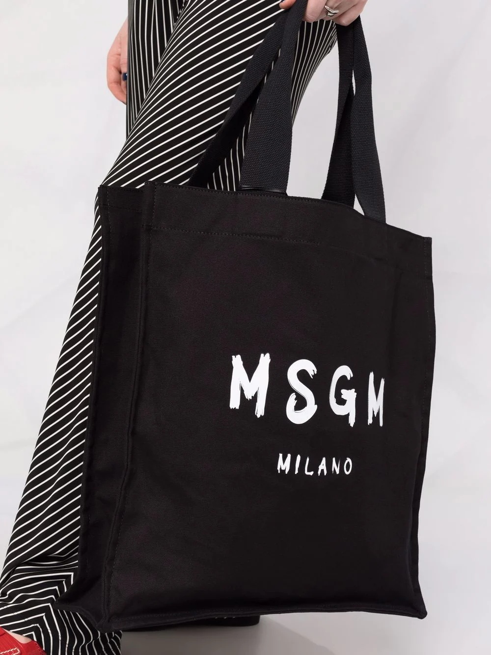 logo-print tote bag - 3