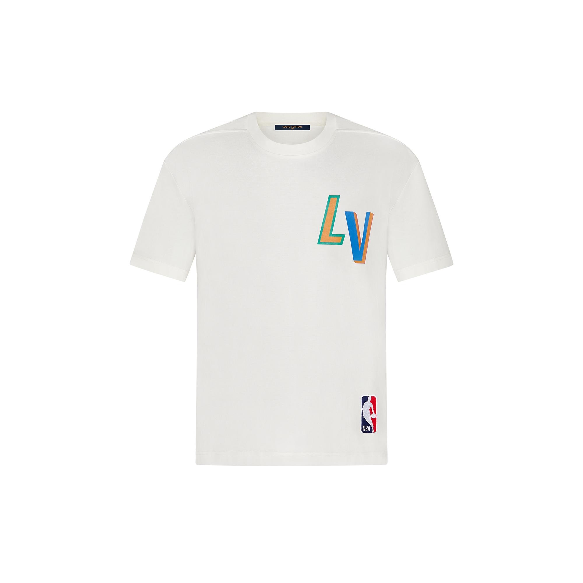 LVxNBA Front-and-Back Letters Print T-Shirt - 1