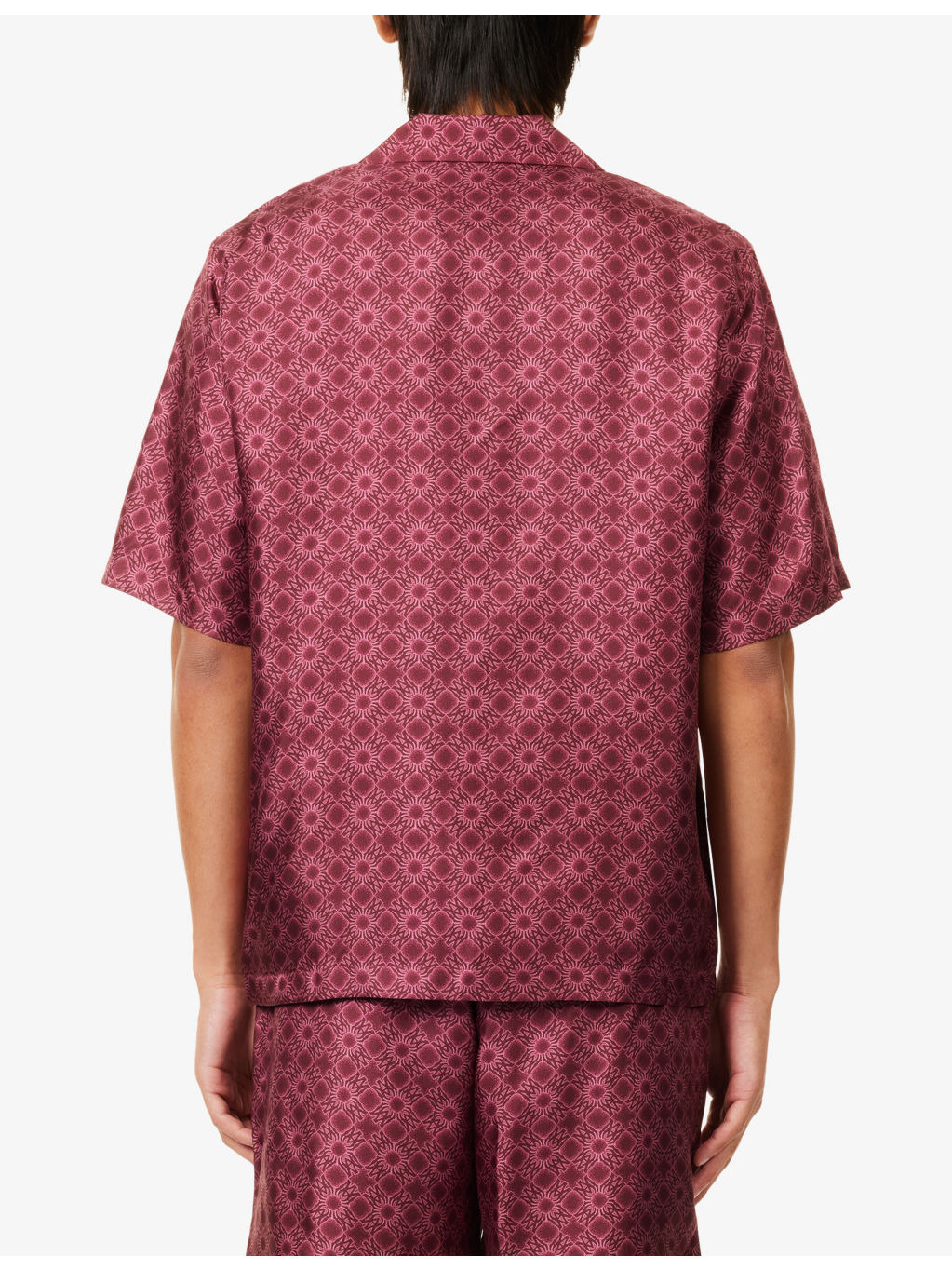 Quad Notched-Collar Silk Bowling Shirt - 4