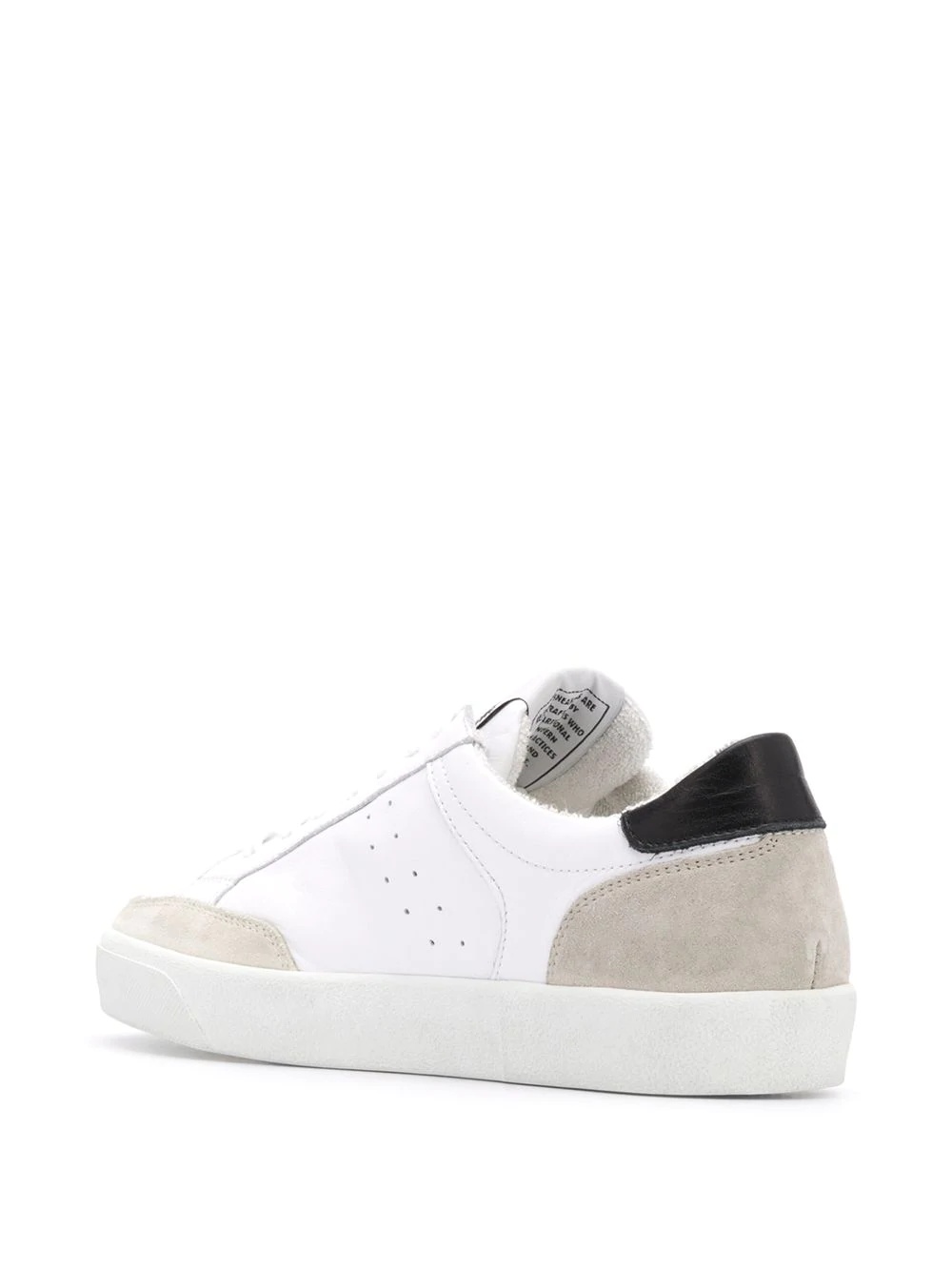 colour-block low top sneakers - 3