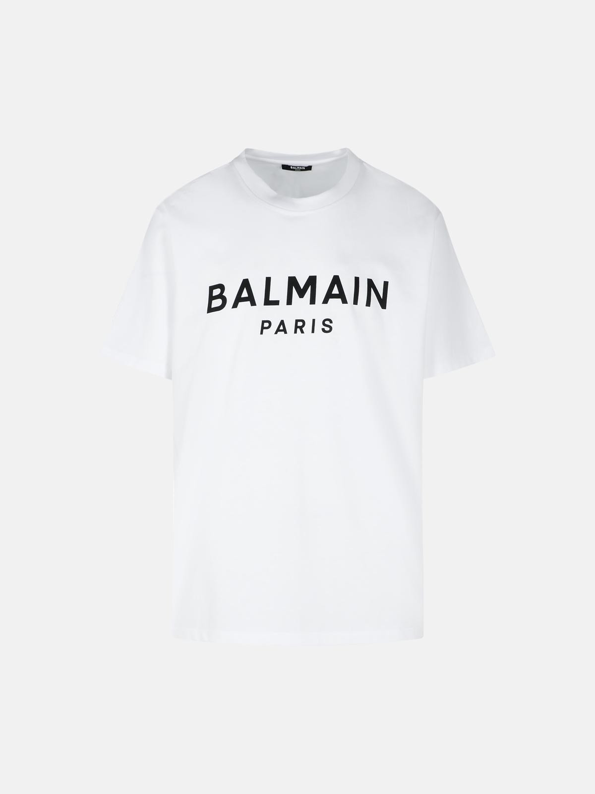 WHITE COTTON T-SHIRT - 1