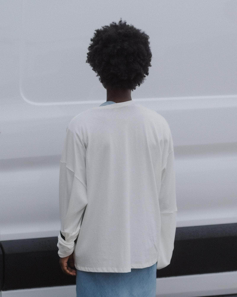 BASERANGE Harbour Long Sleeve Tee - Organic Cotton Jersey outlook