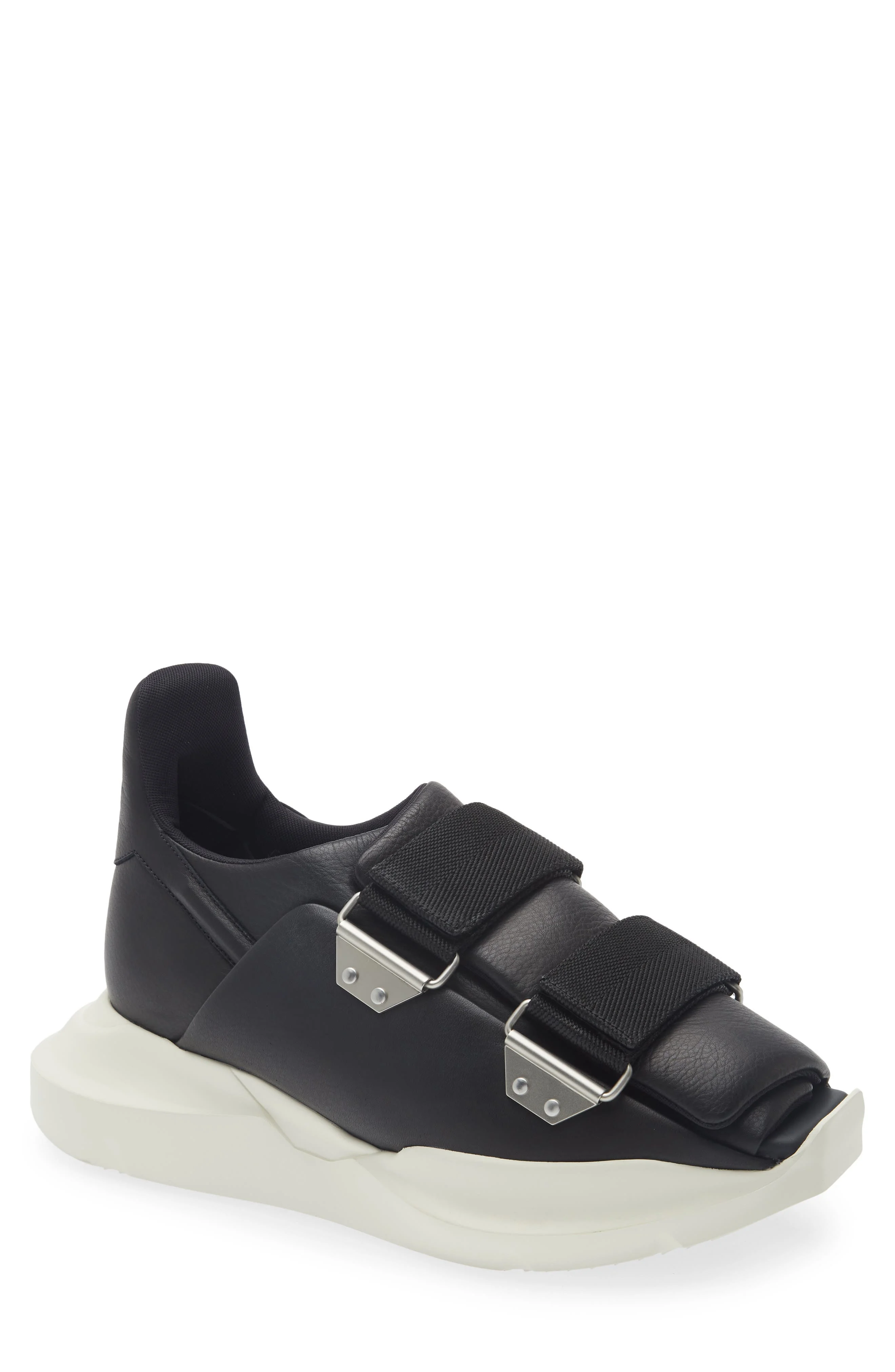 Rick Owens Temple Burritogeth Sneaker in Black/Milk at Nordstrom - 1