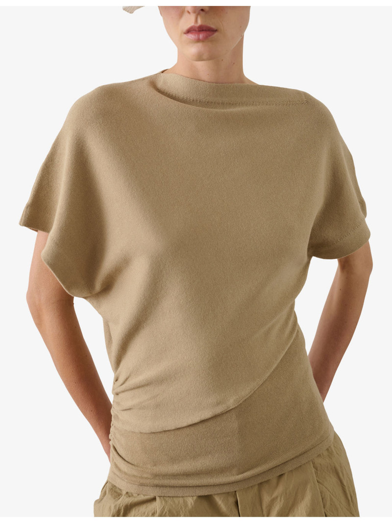Dalina Short-Sleeved Cotton-Blend Jumper 3