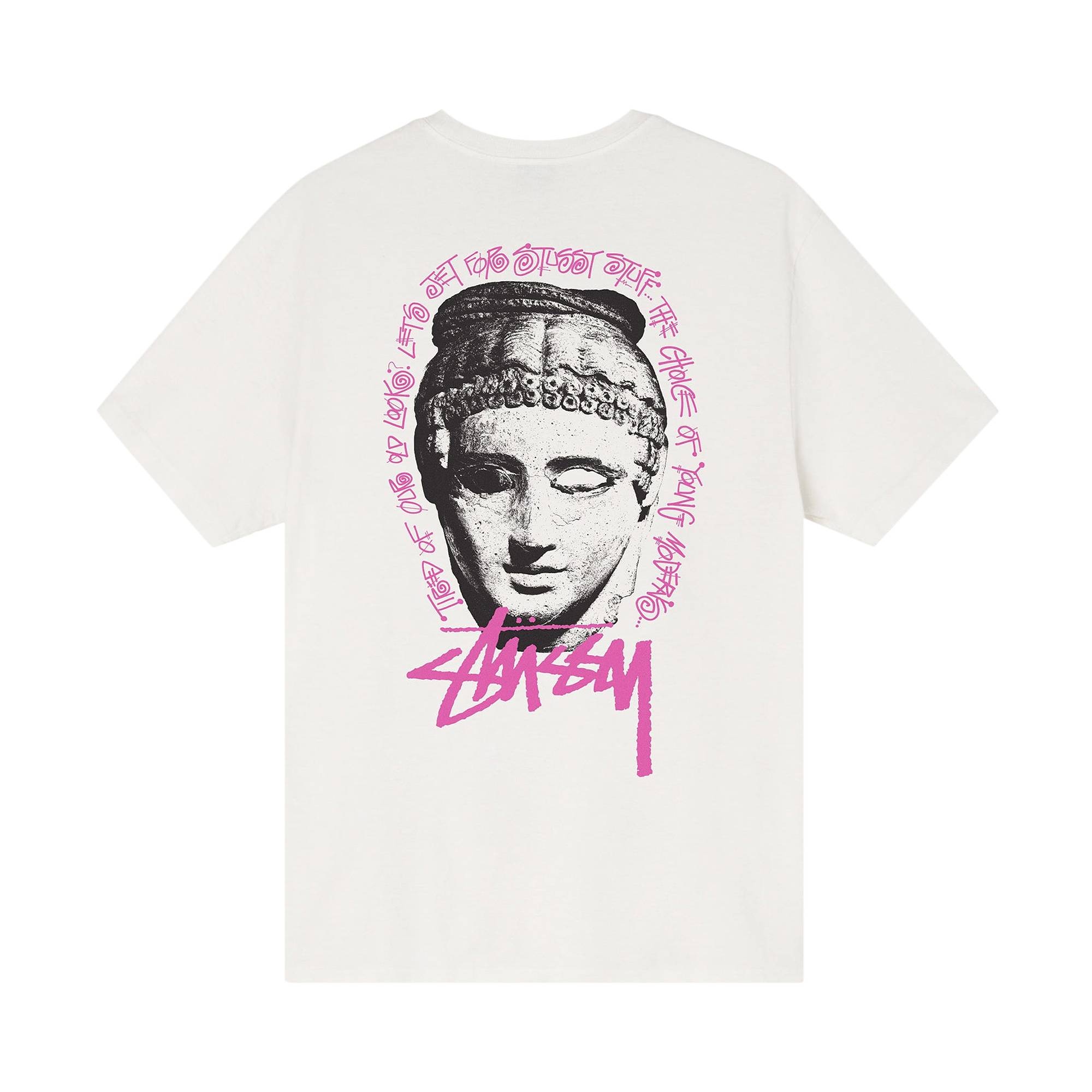 Stüssy Stussy Young Moderens Pigment Dyed Tee 'Natural' | REVERSIBLE